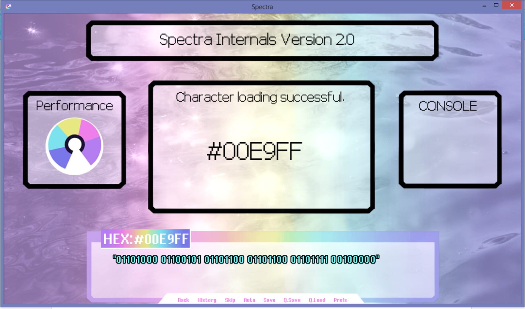 Spectra - Screenshot