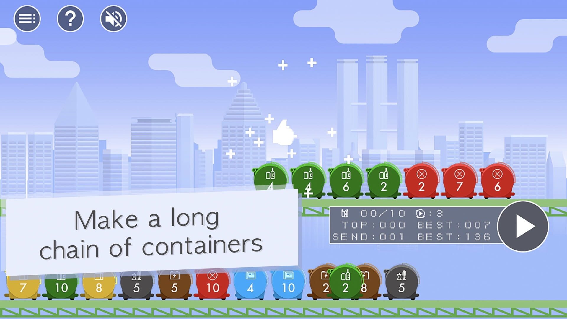 Waste recycling - Screenshot