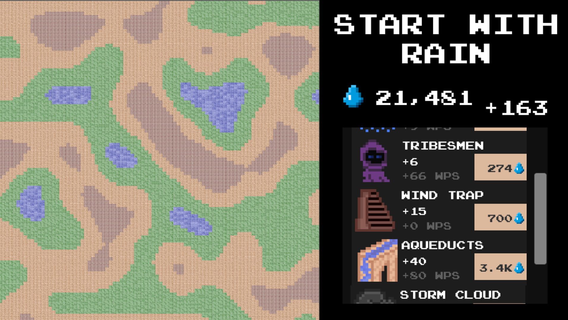 Start With Water - Screenshot