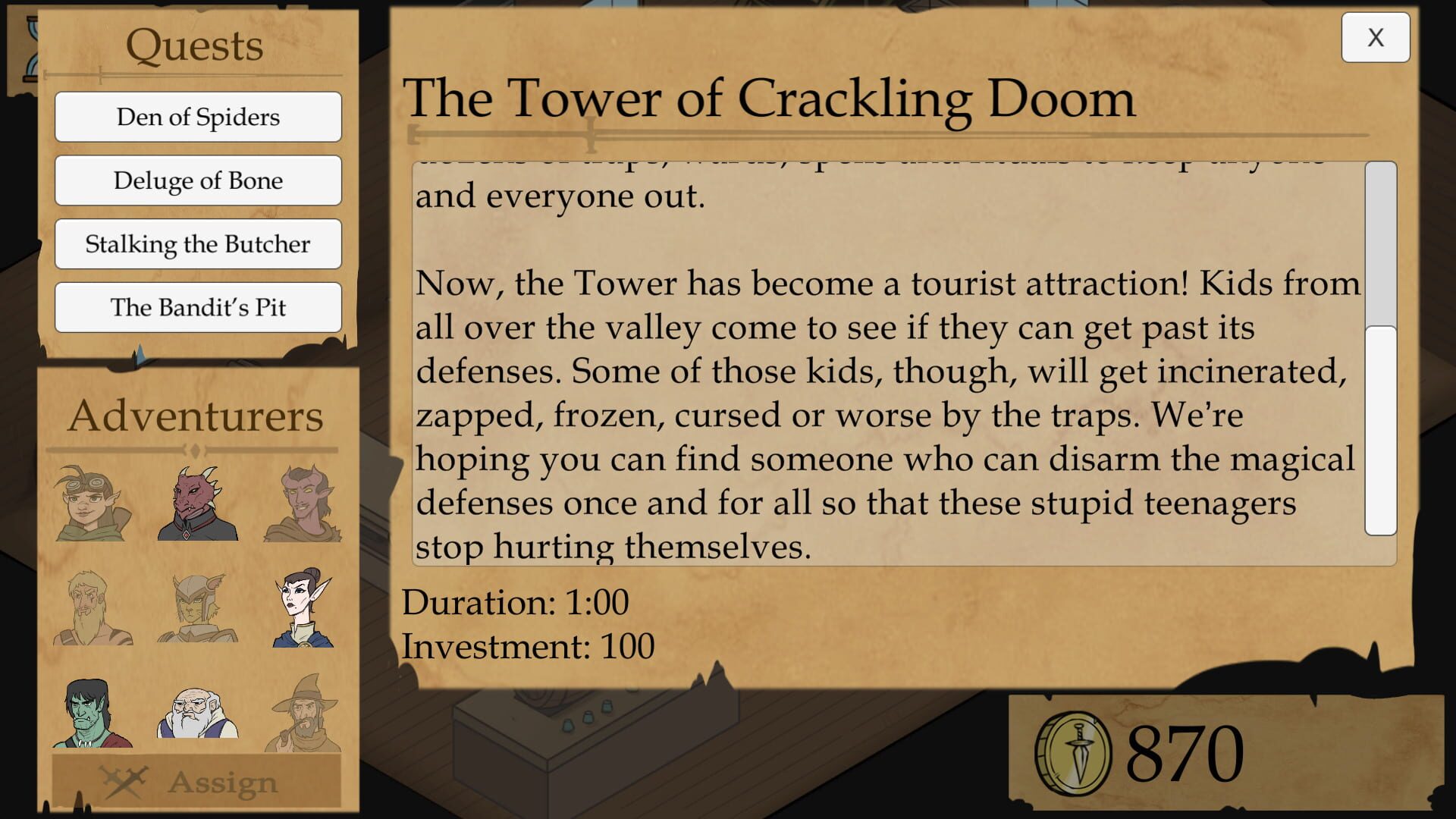 Rosie's Inn - Screenshot
