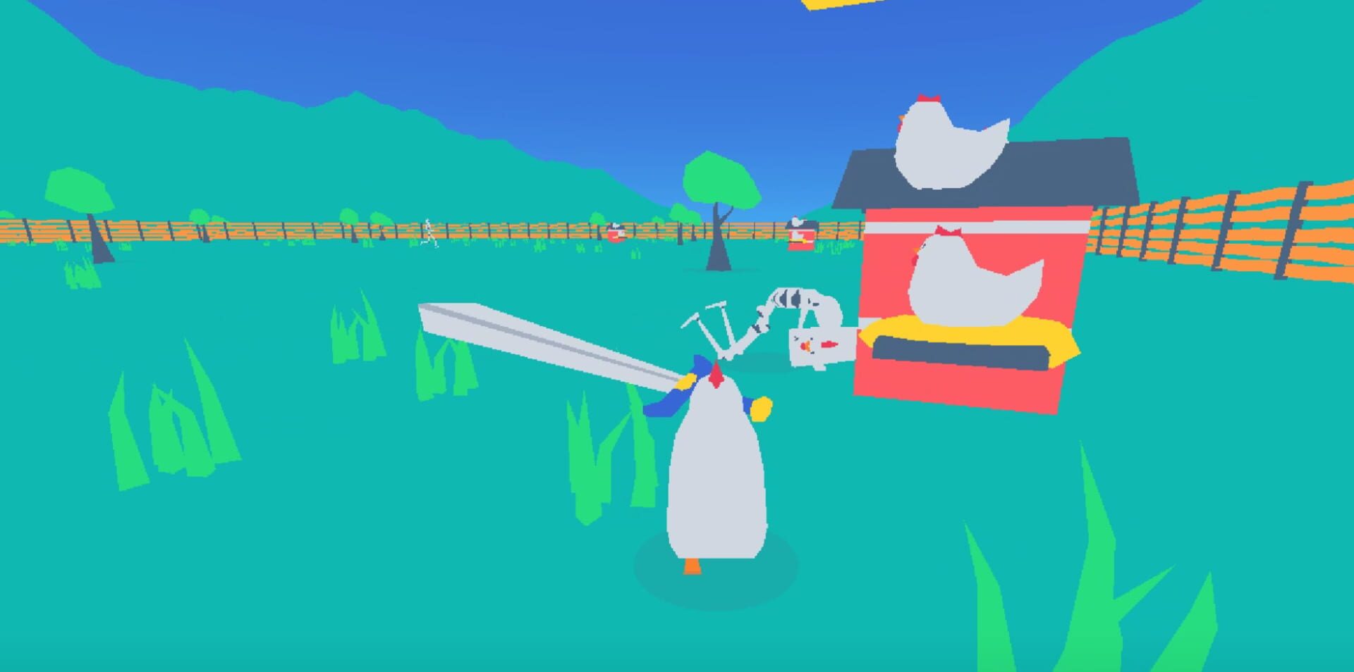 Chick 'N Sword - Screenshot
