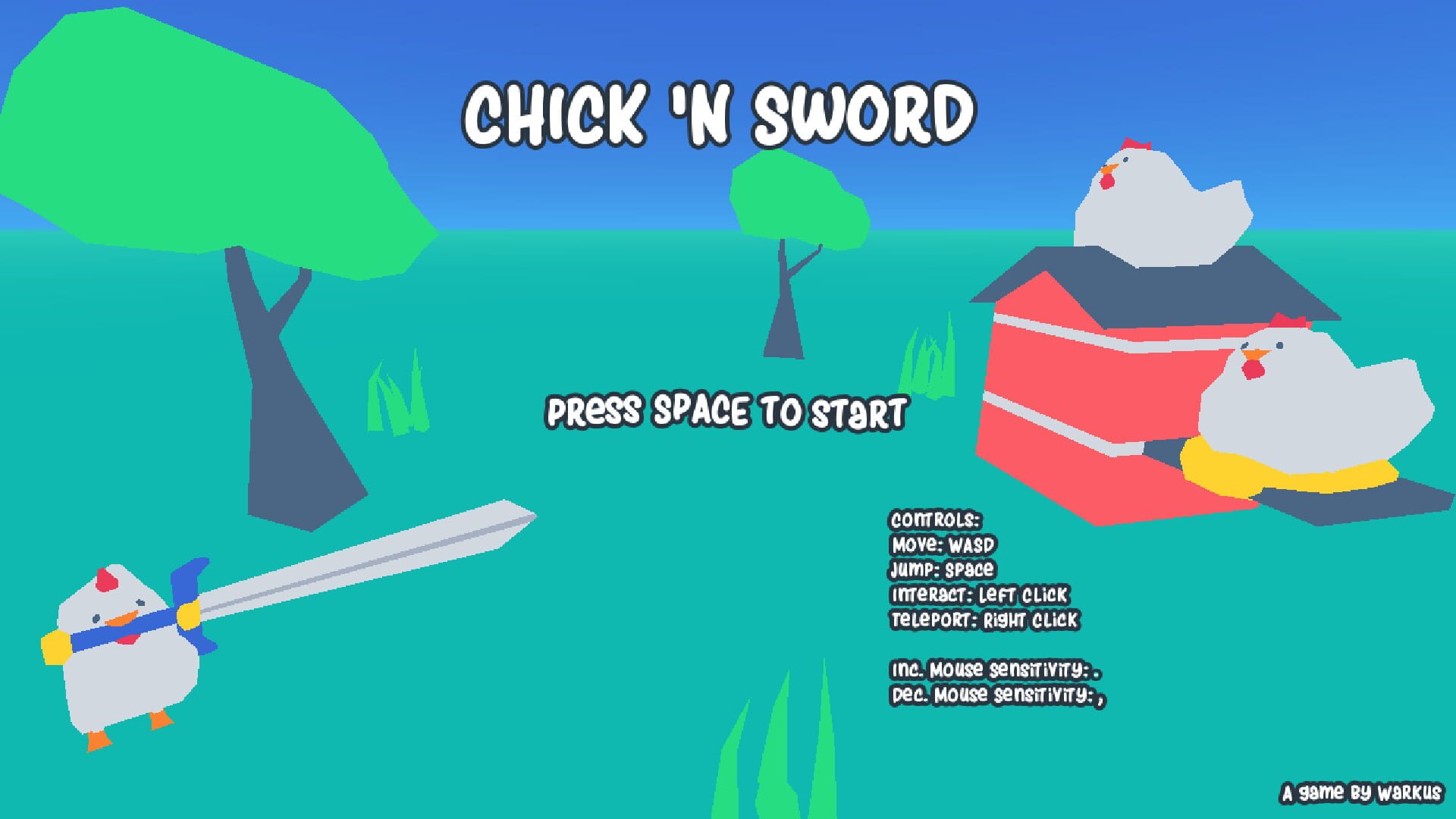 Chick 'N Sword - Screenshot