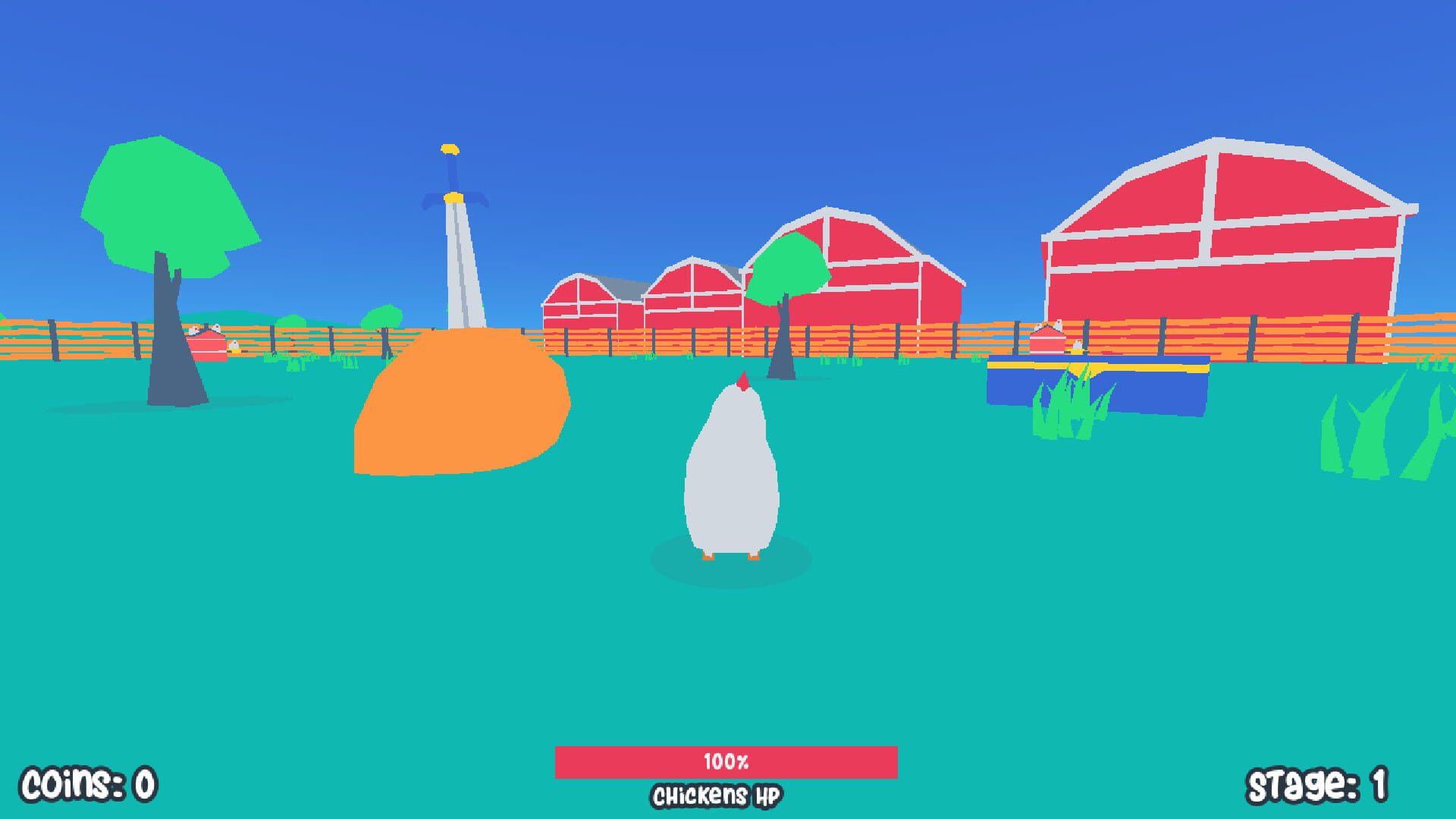 Chick 'N Sword - Screenshot