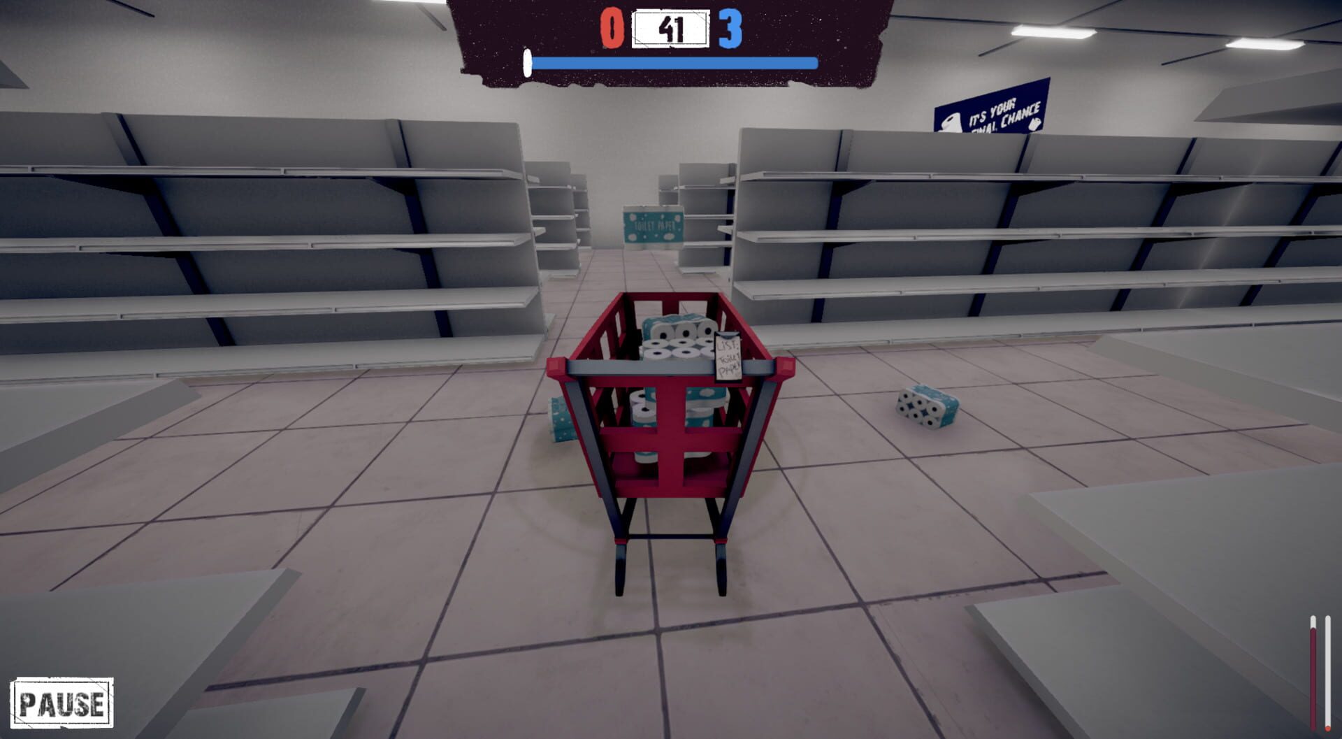 Toilet paper Hoarder - Screenshot