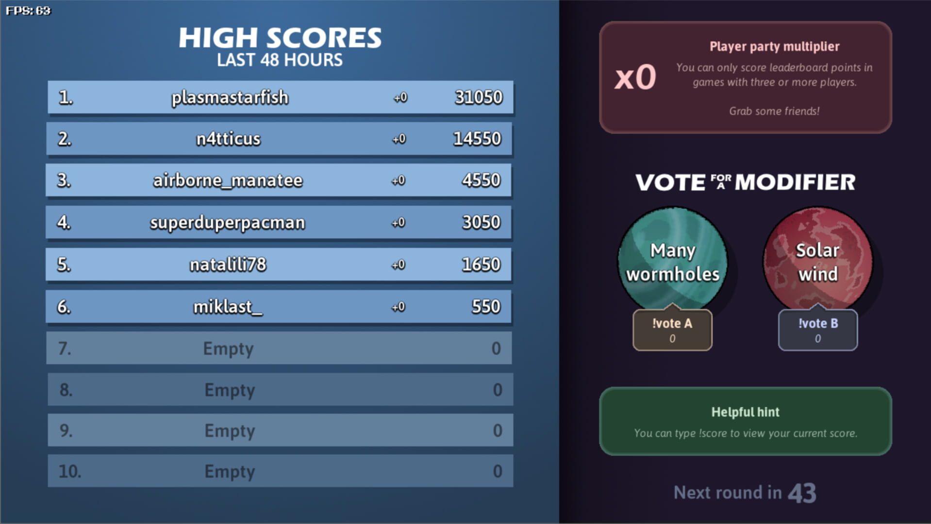 Launch Party - Screenshot