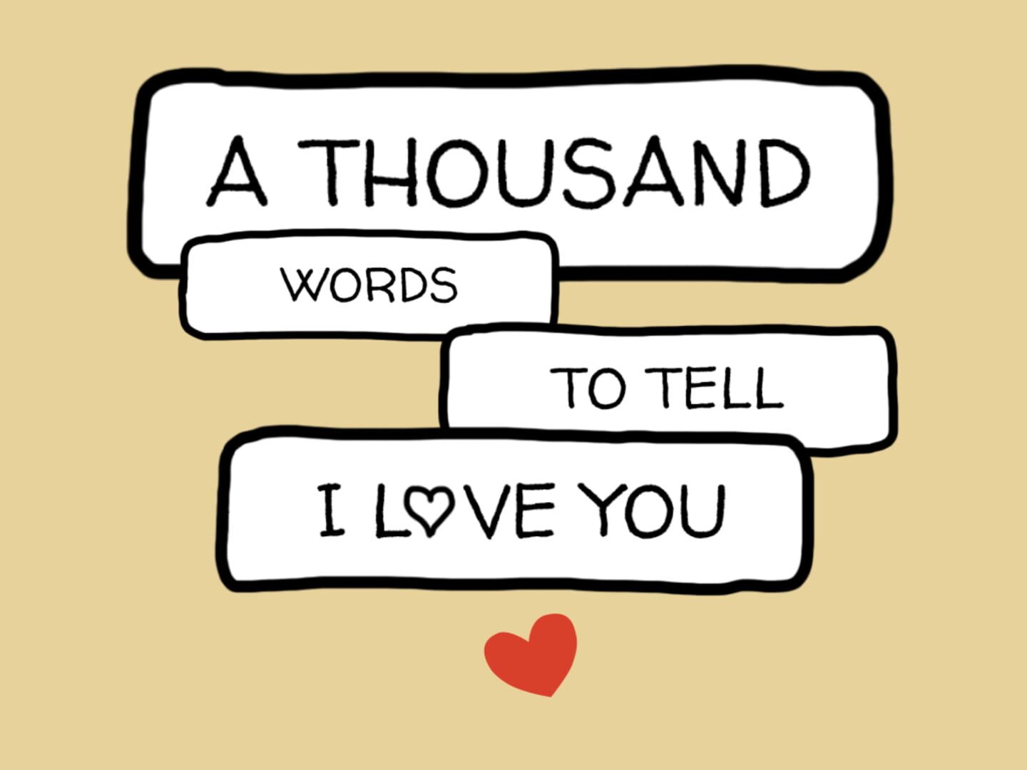 A Thousand Words to Tell I Love You - Screenshot