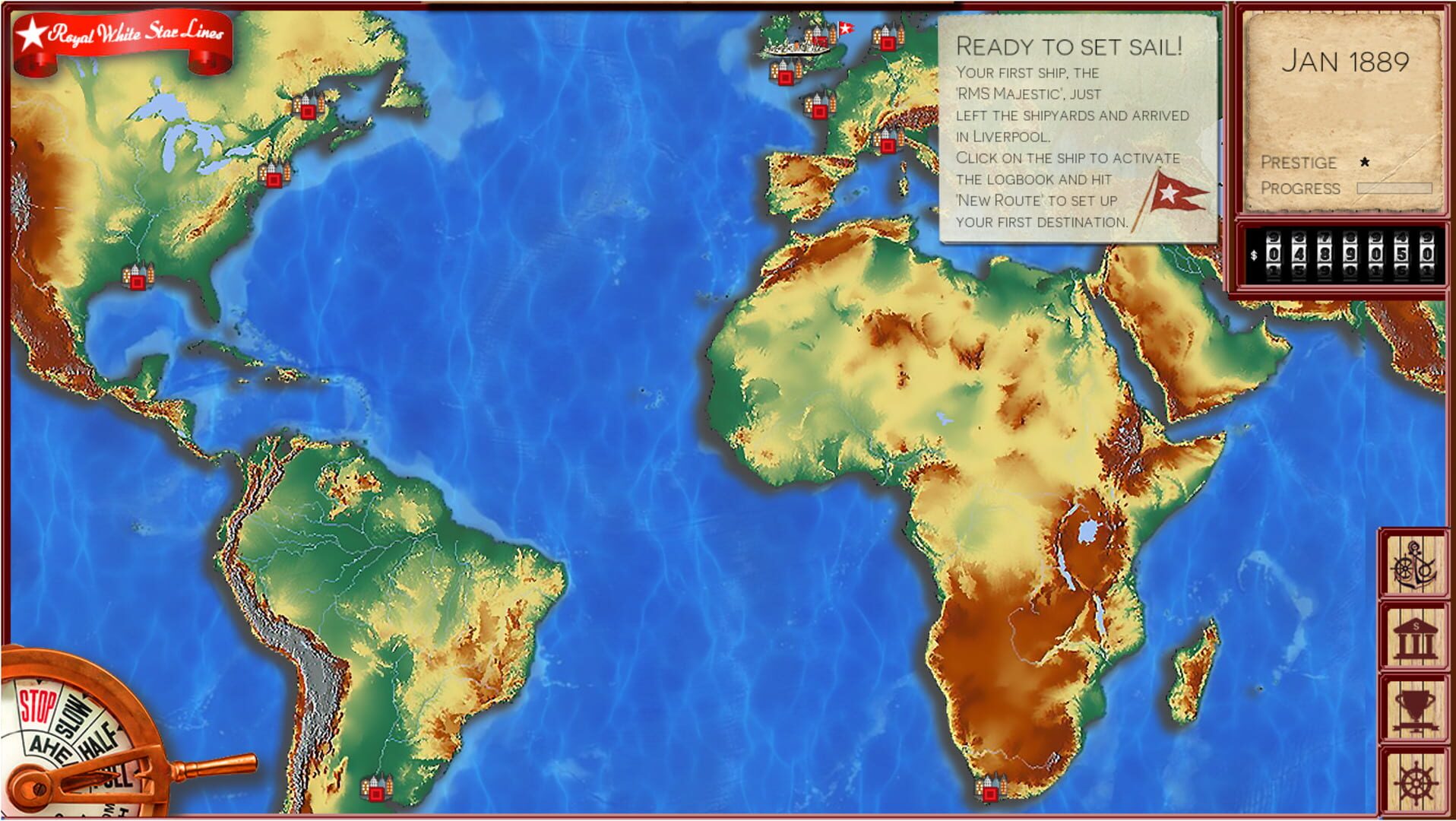 Transatlantic Liners 1889 - Screenshot