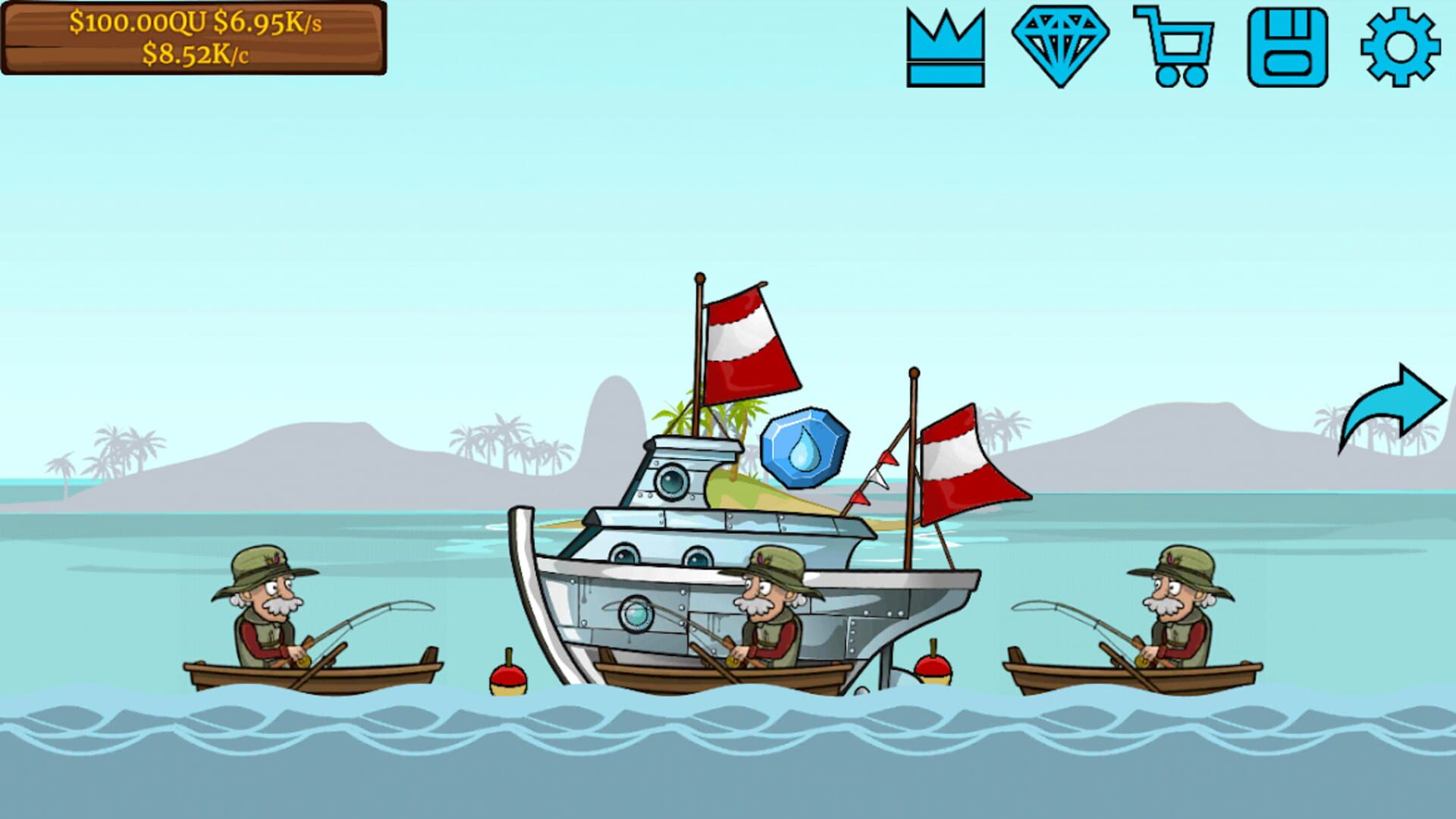 Fisherman: Idle Fishing Clicker - Screenshot