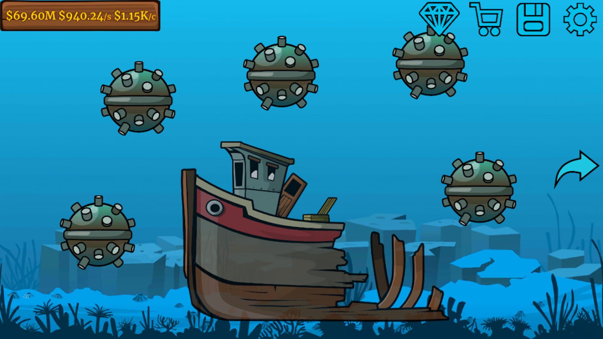 Fisherman: Idle Fishing Clicker - Screenshot