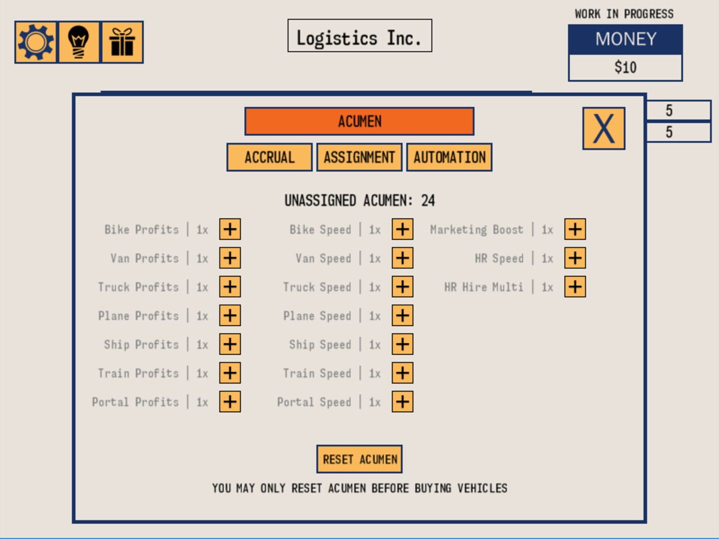Logistics Inc - Screenshot