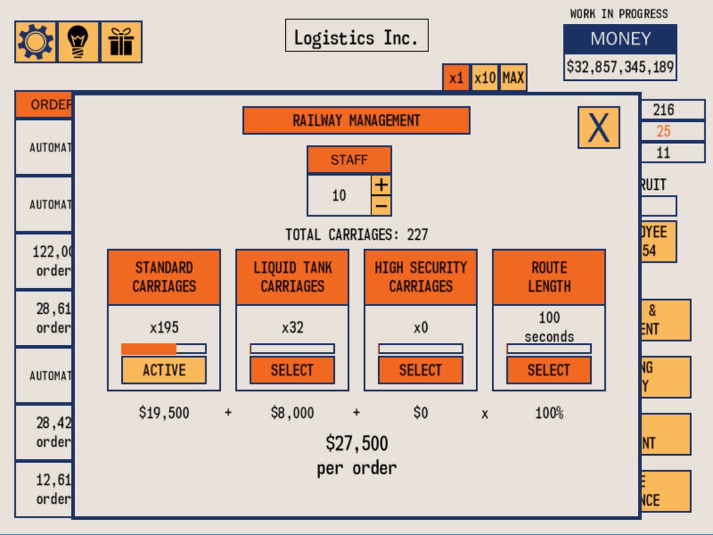 Logistics Inc - Screenshot