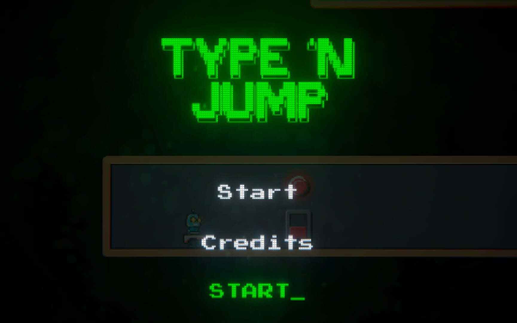 Type 'n Jump - Screenshot