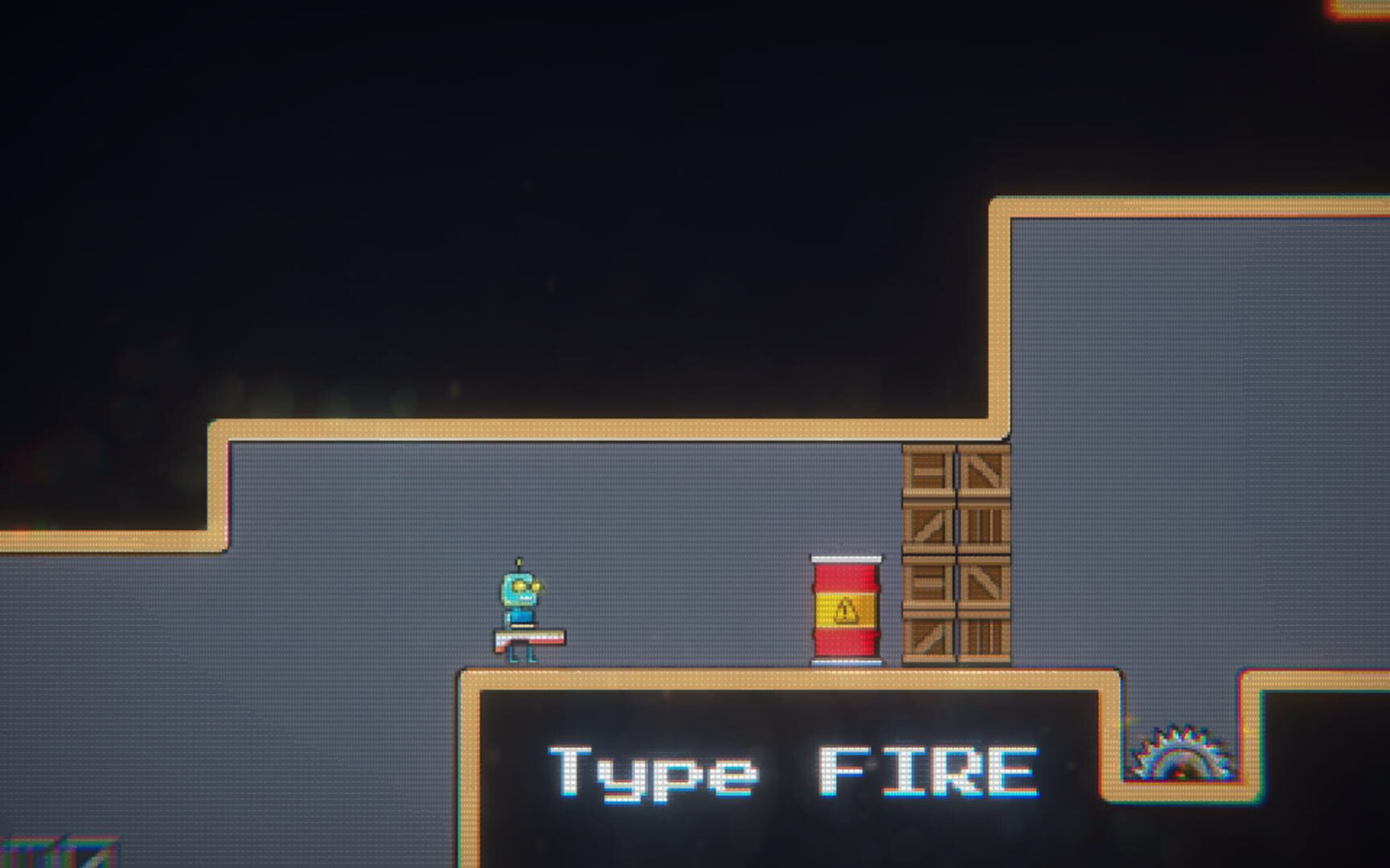 Type 'n Jump - Screenshot