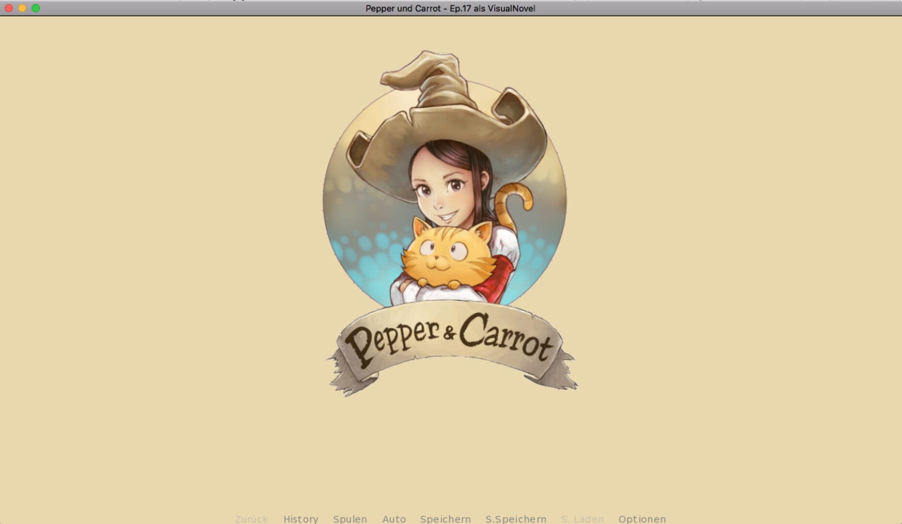 Papper and Carrot VN - Screenshot