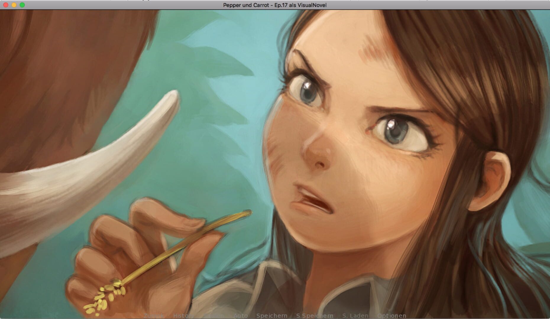 Papper and Carrot VN - Screenshot