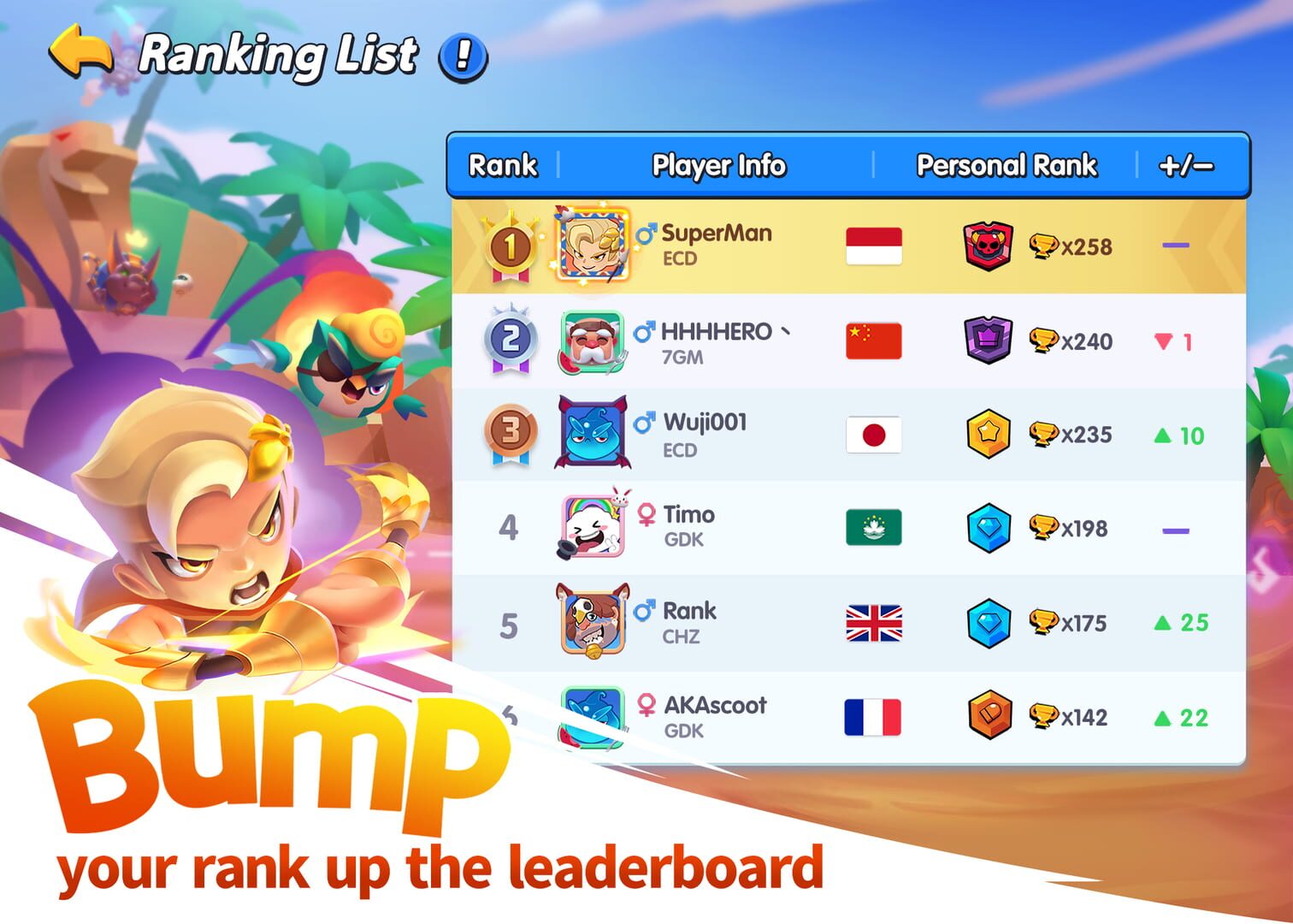 Hero Bump - Screenshot