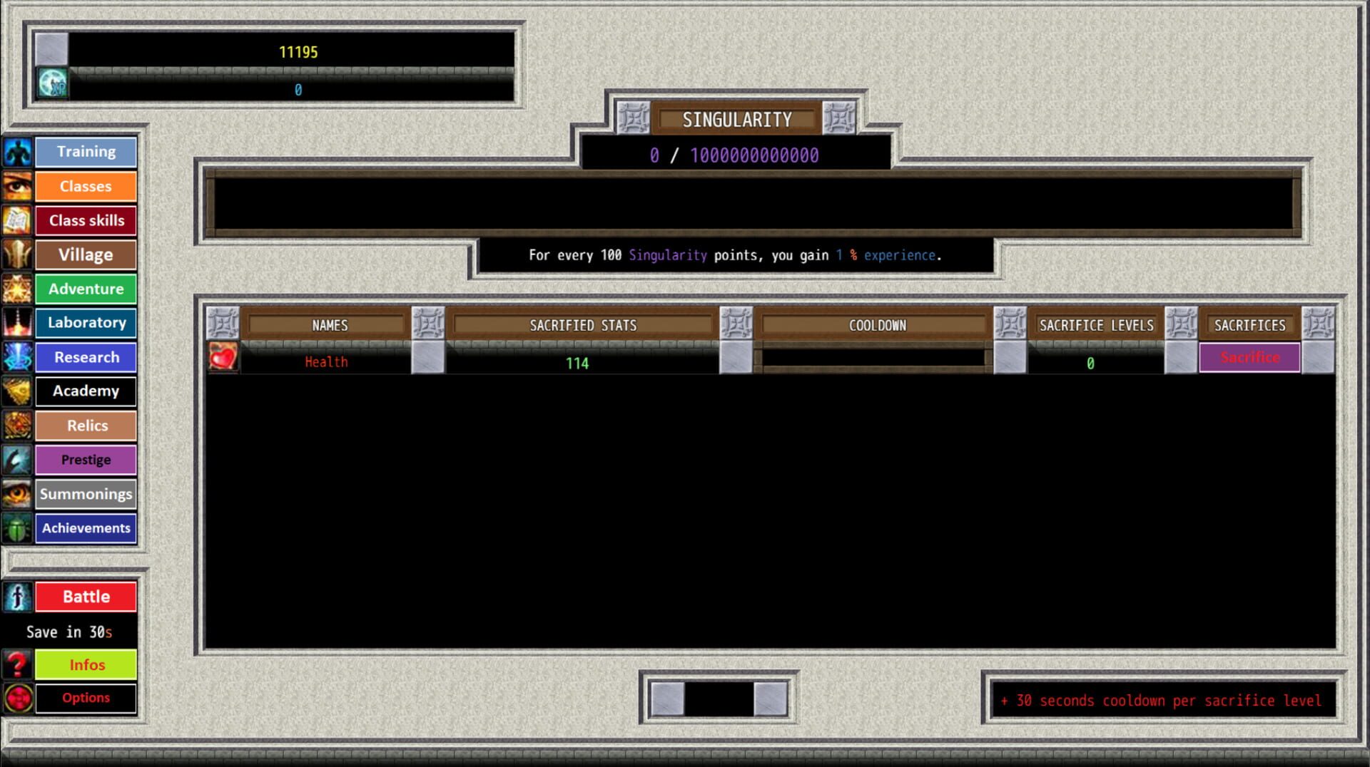 Singularity Idle - Screenshot