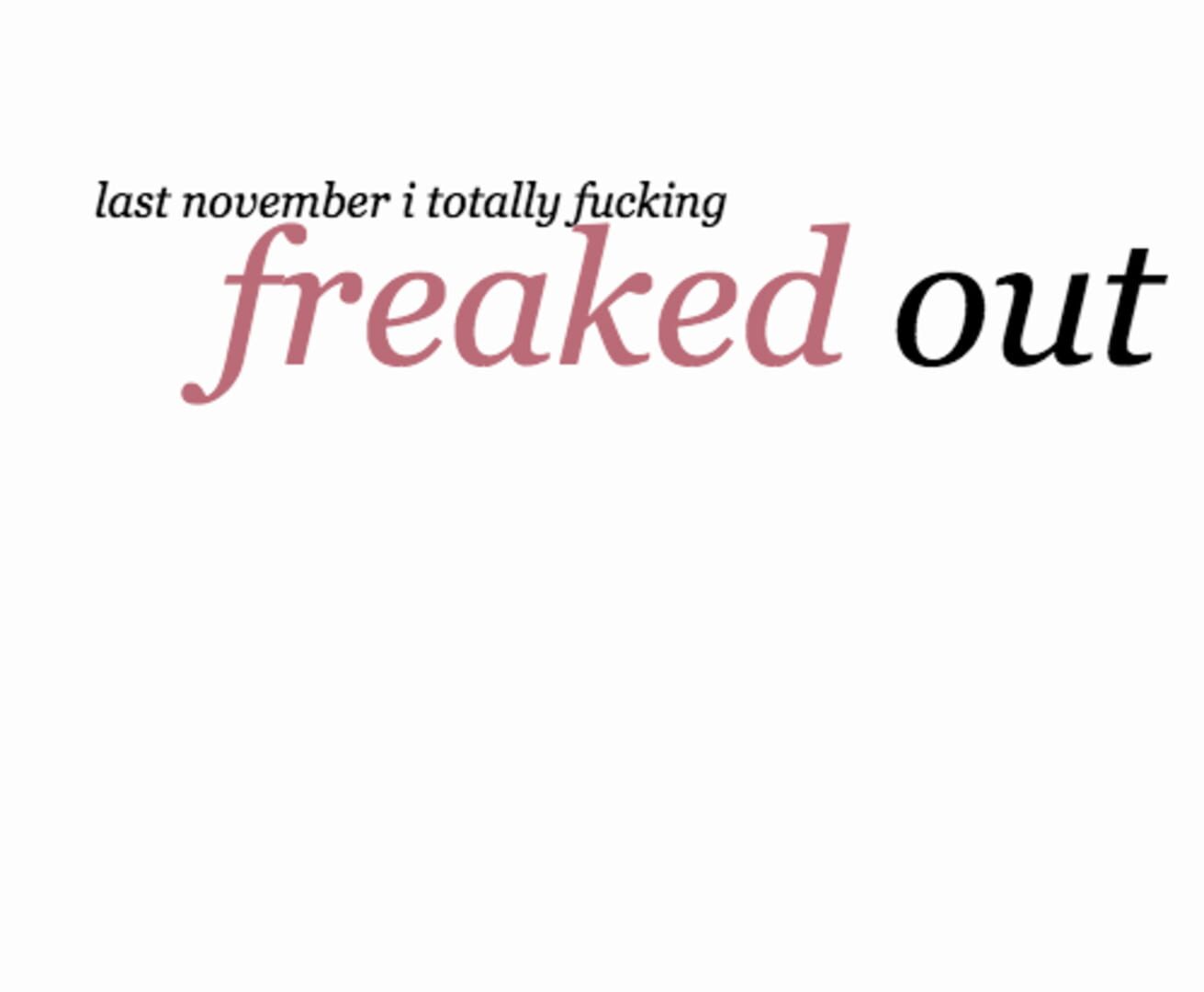Last November - Screenshot