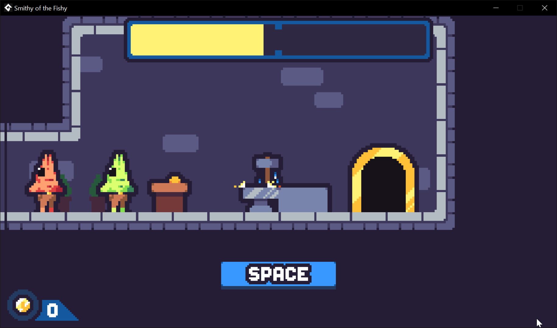 Smithy of the Fishy - Screenshot