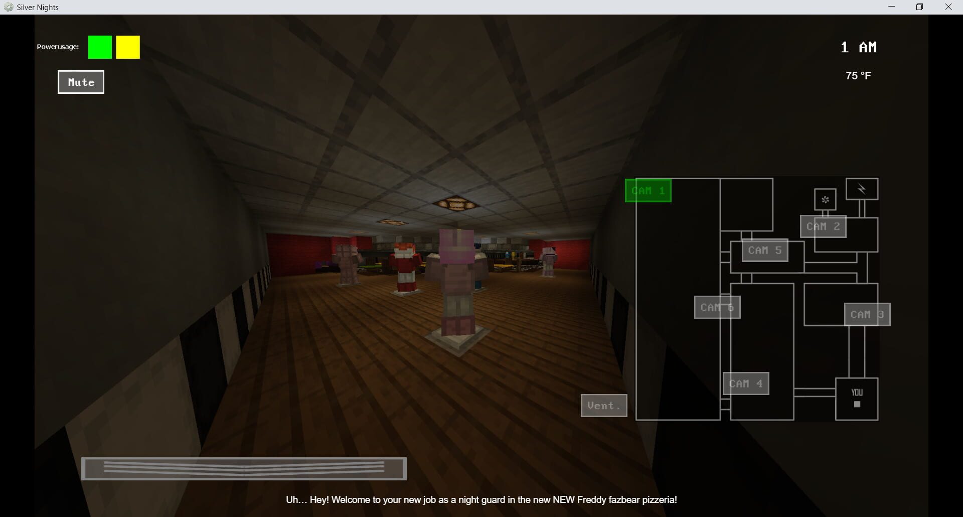 Silver Nights: Browser edition - Screenshot