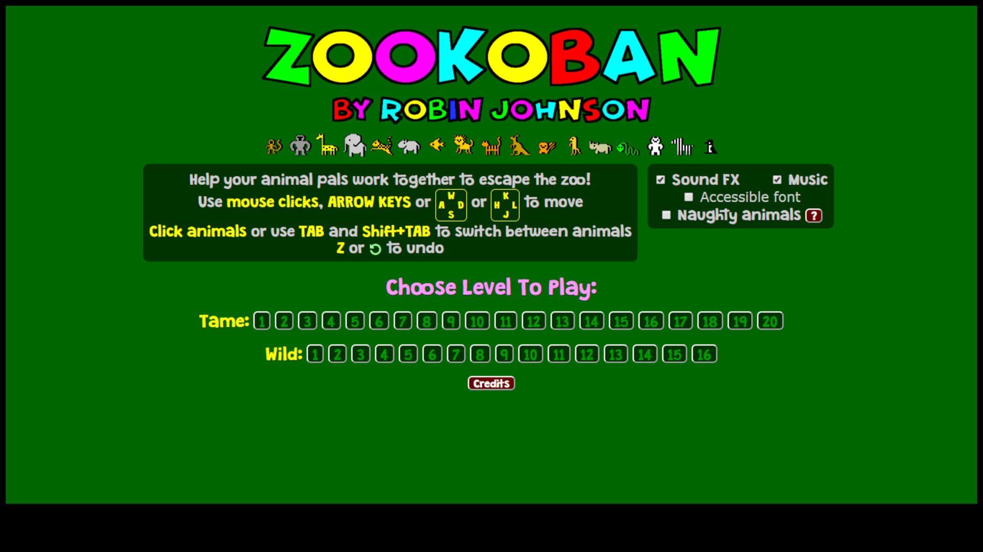Zookoban - Screenshot