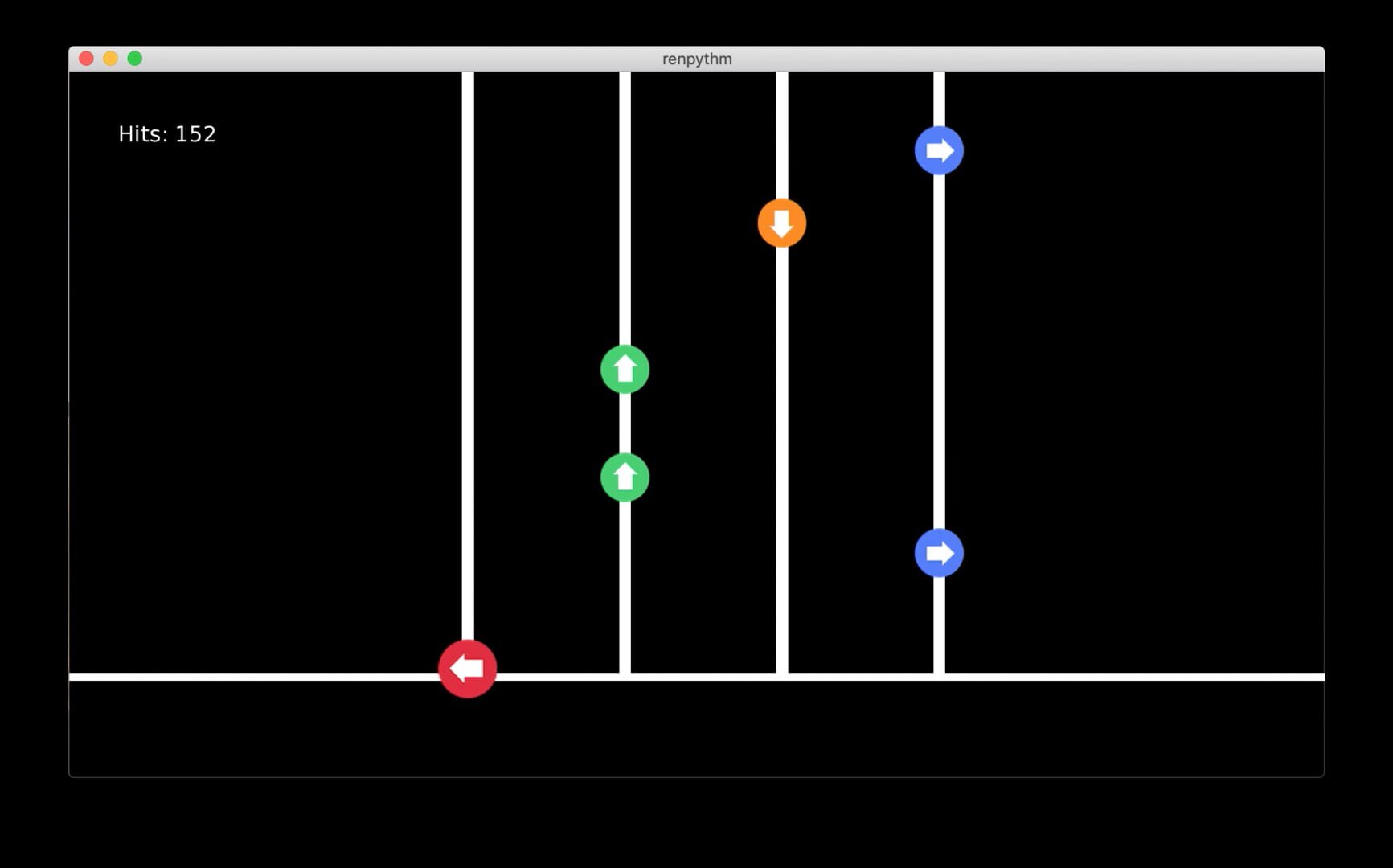 Ren'Py Rhythm Game - Screenshot