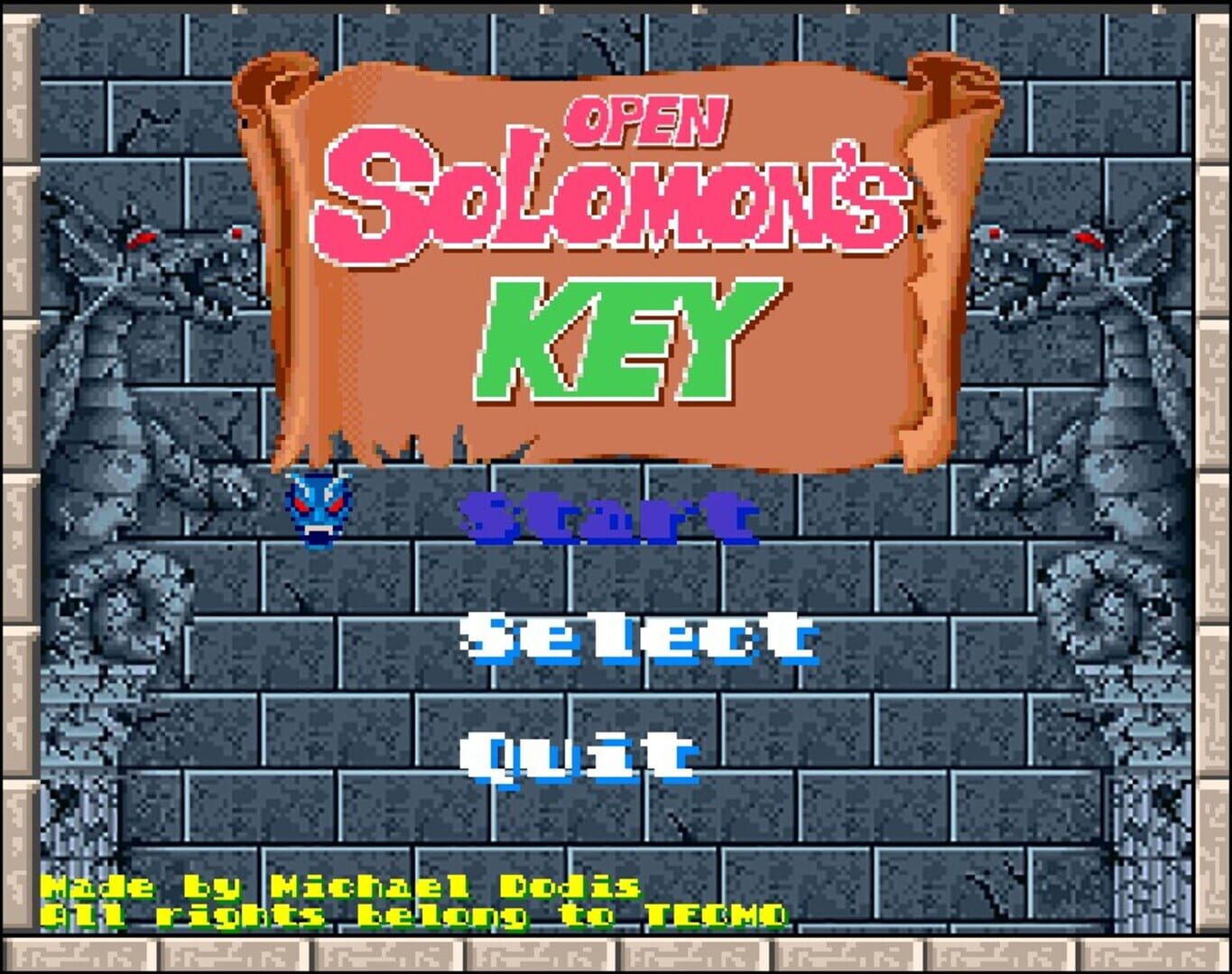 Open Solomon's Key - Screenshot