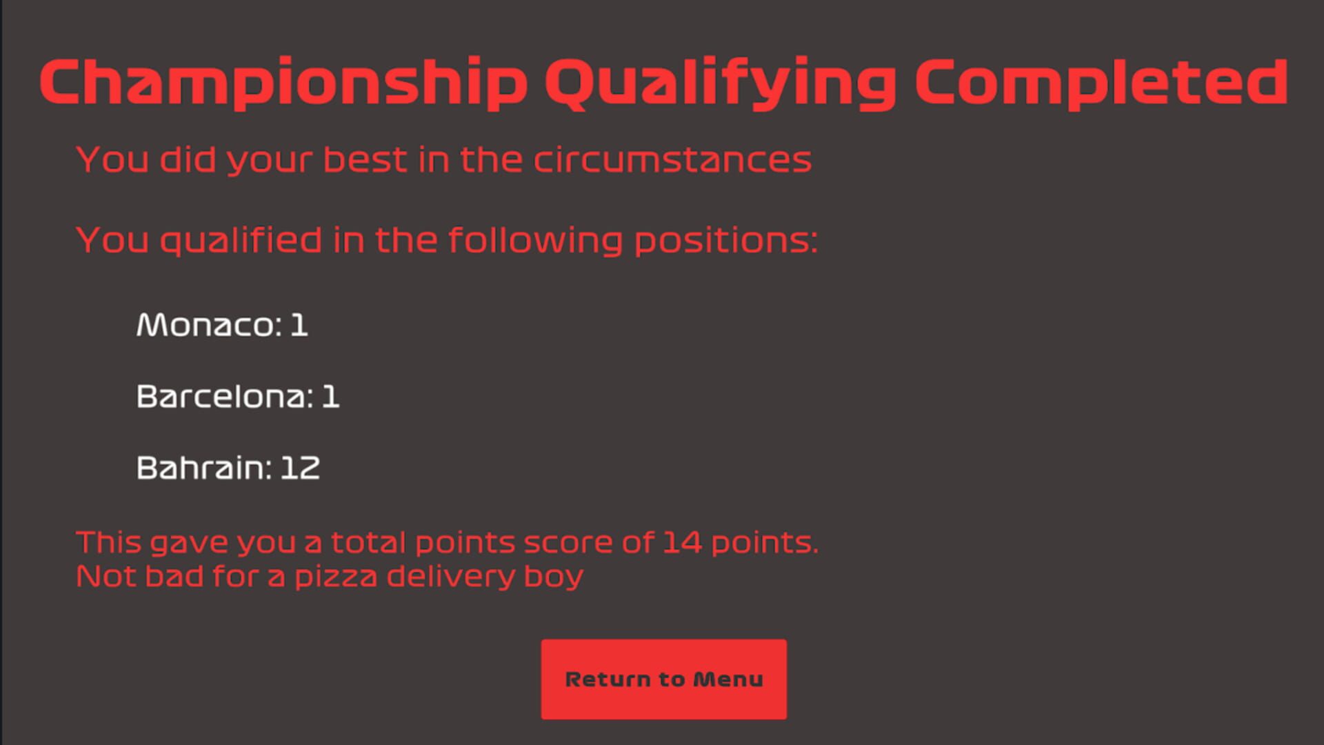 Formula Dare - Screenshot