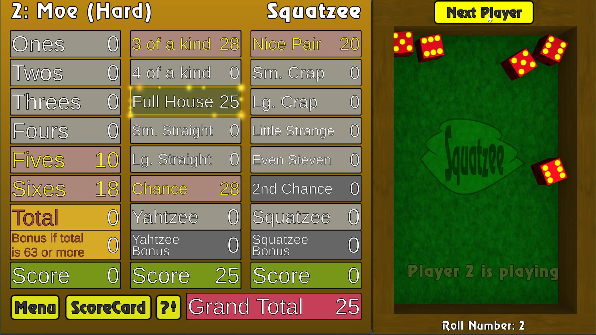 Squatzee - Screenshot