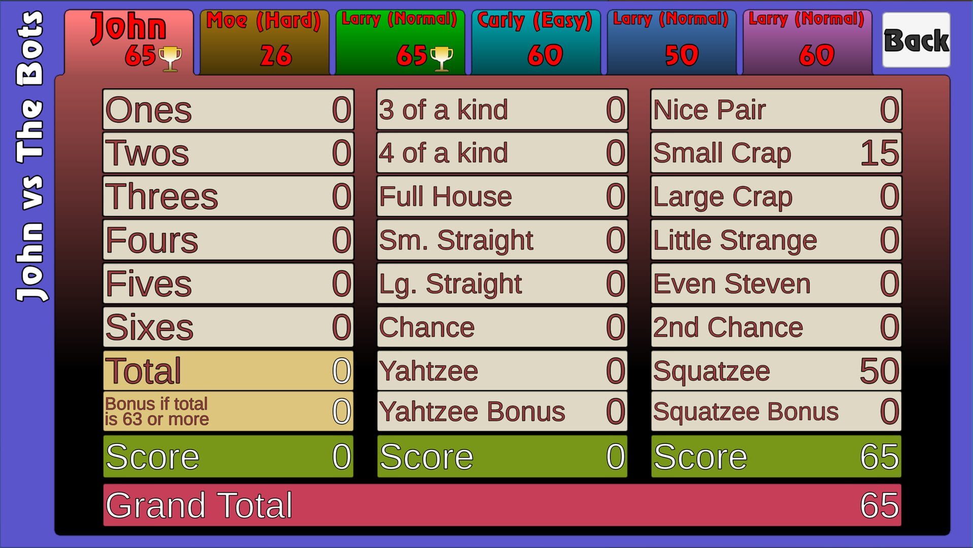 Squatzee - Screenshot