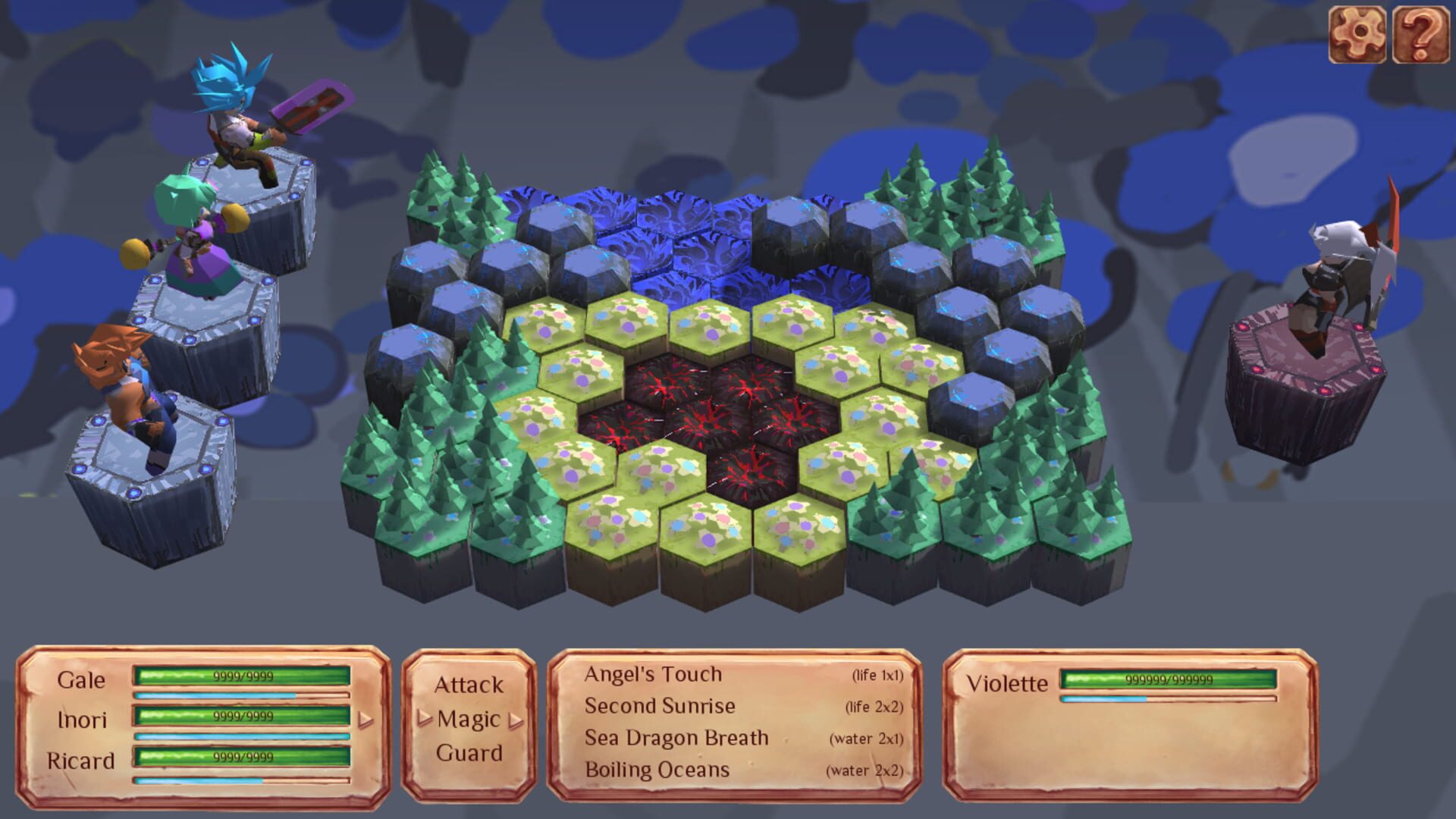 Edgy Fantasy Battle Deluxe - Screenshot
