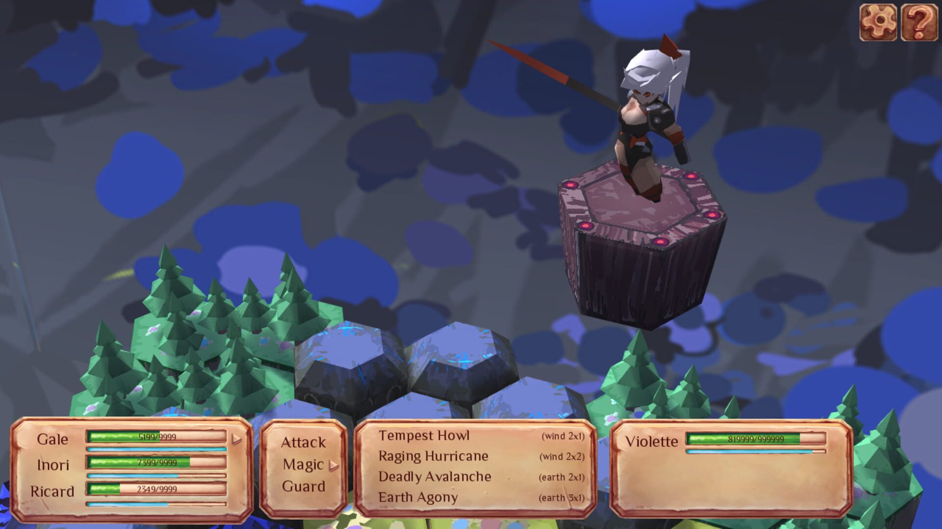 Edgy Fantasy Battle Deluxe - Screenshot