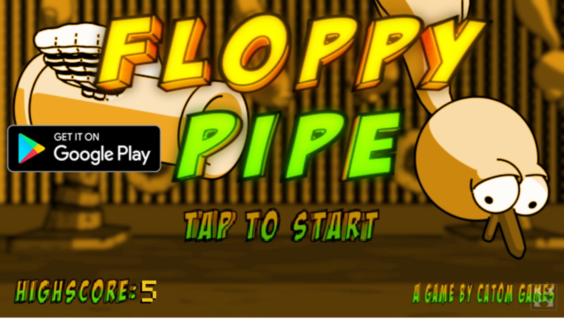 Floppy Pipe - Screenshot