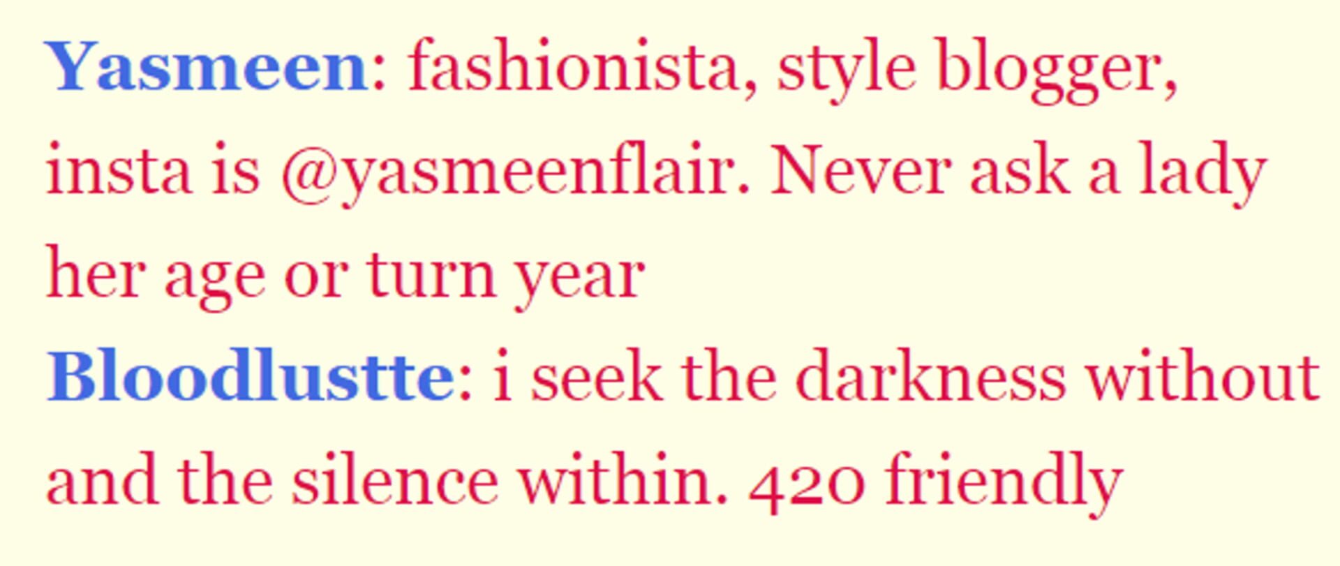 Lesbian Vampire Dating Online - Screenshot