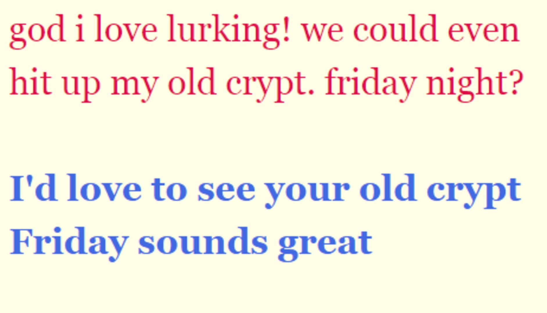 Lesbian Vampire Dating Online - Screenshot