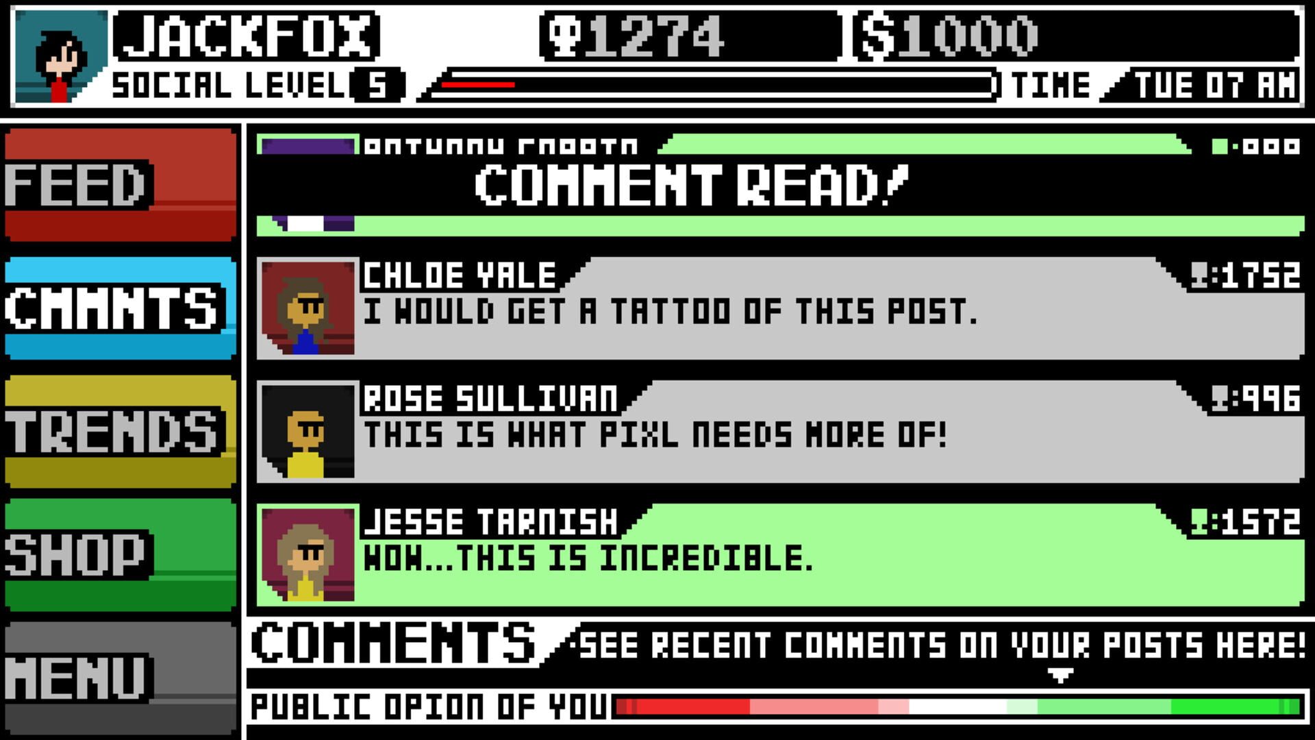 Social Pressure - Screenshot
