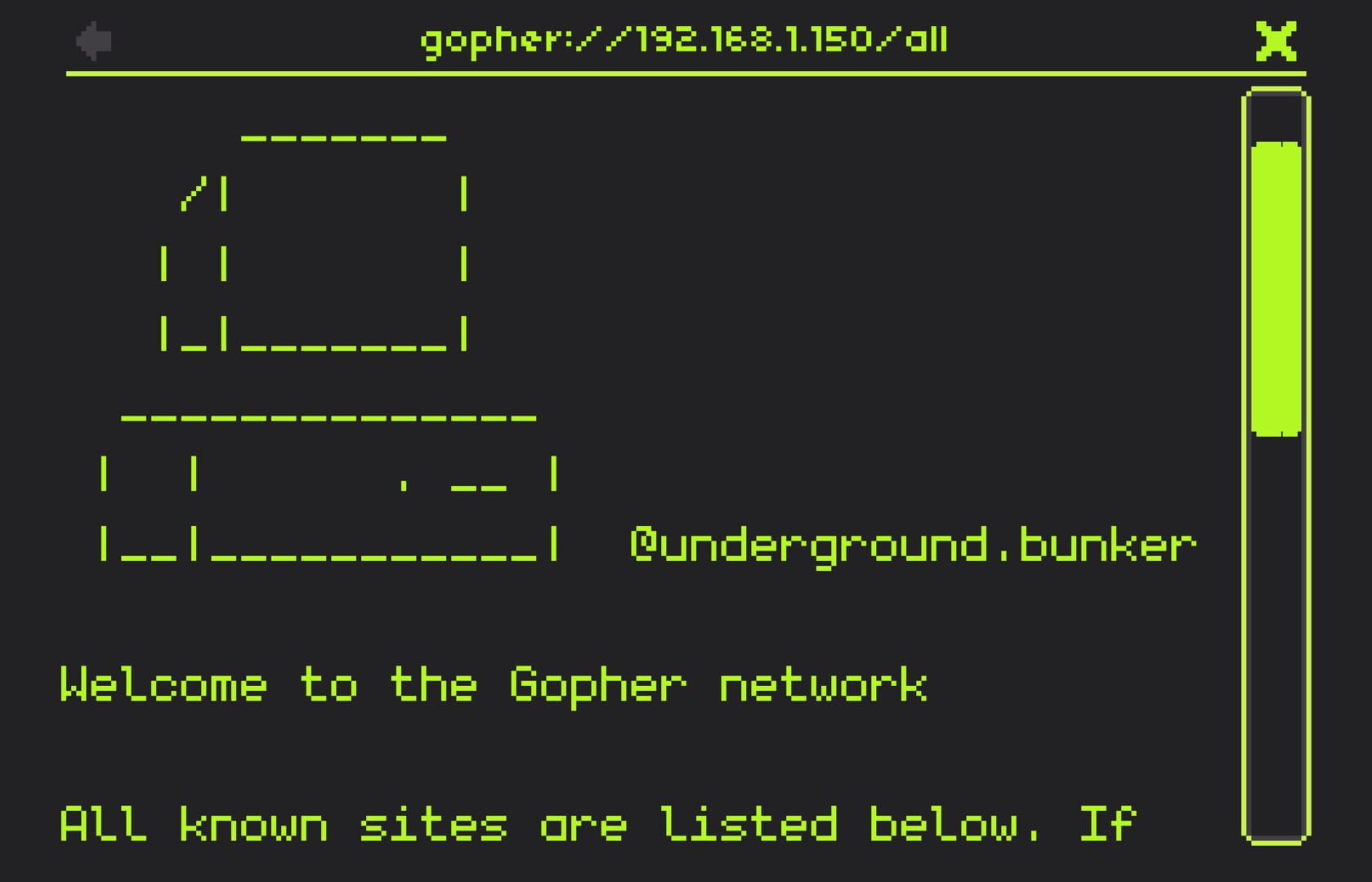 Gophers - Screenshot