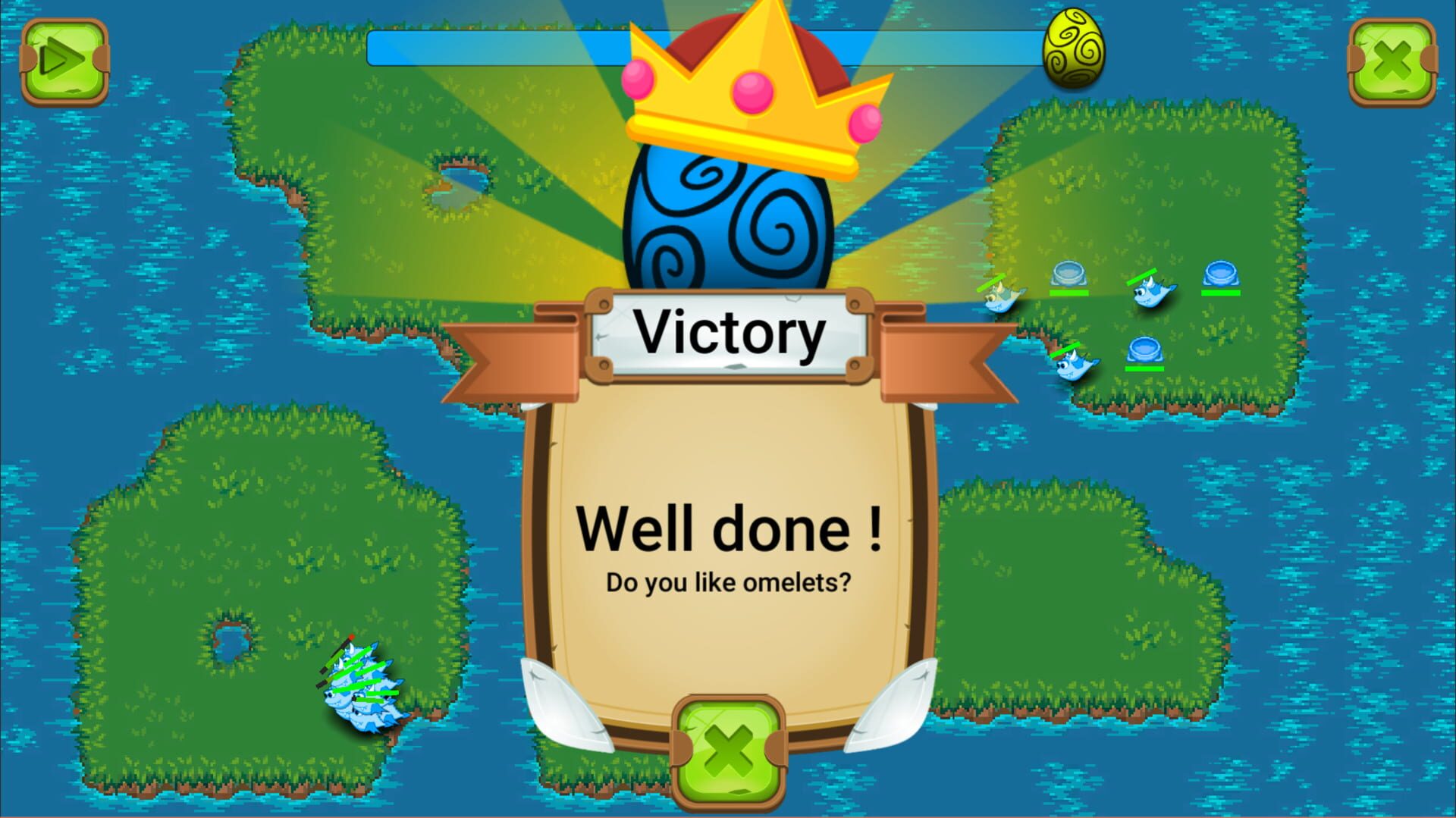 Eggs War - Screenshot
