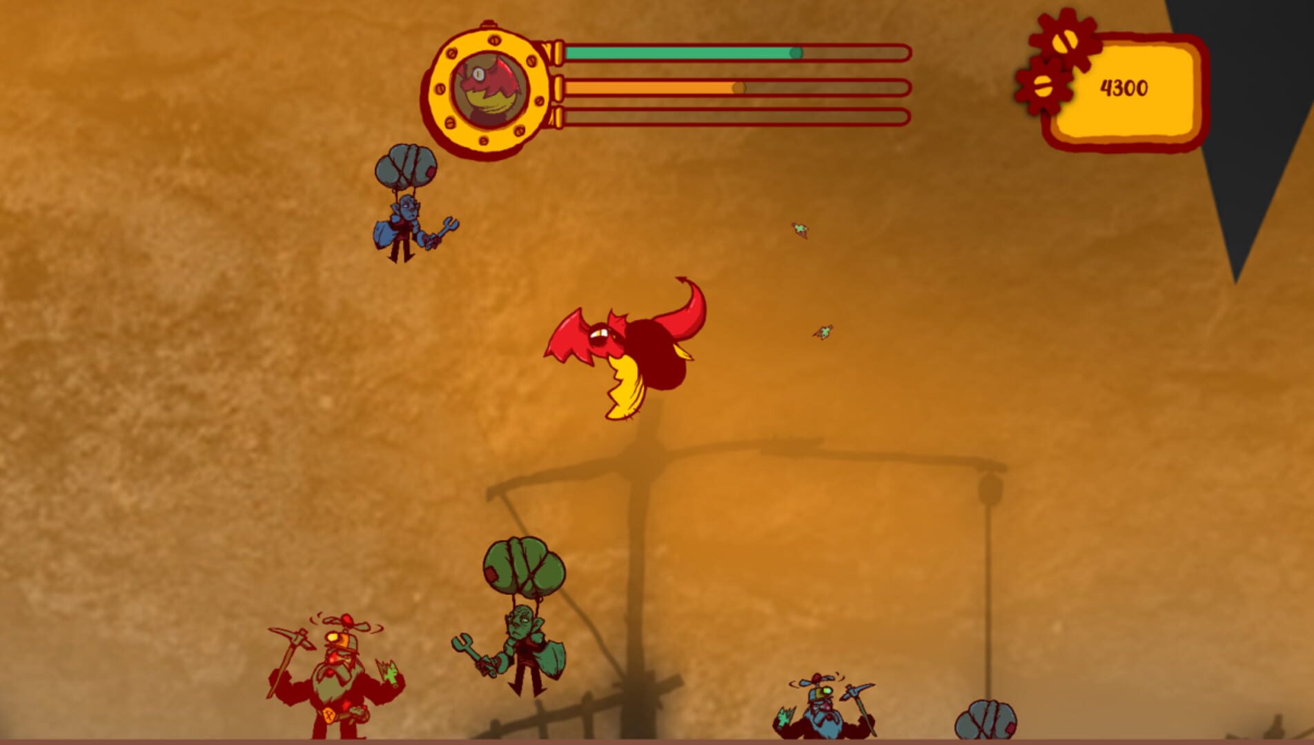 Gas vs. Dwarves - Screenshot