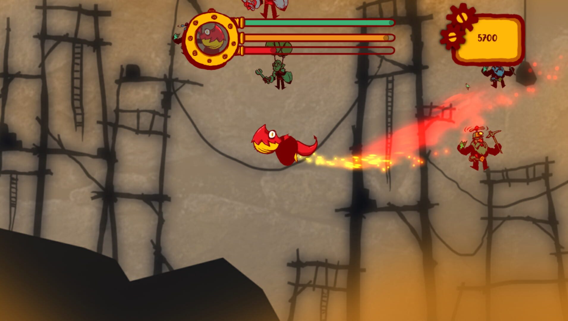 Gas vs. Dwarves - Screenshot