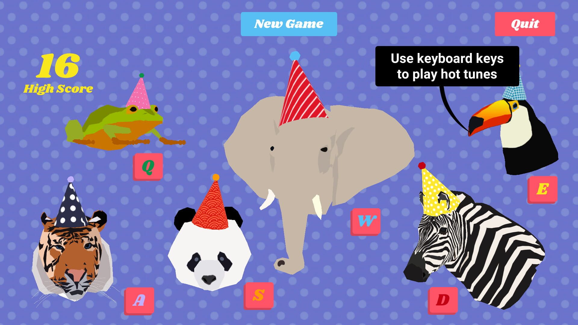 Free Jazz Party Animals - Screenshot