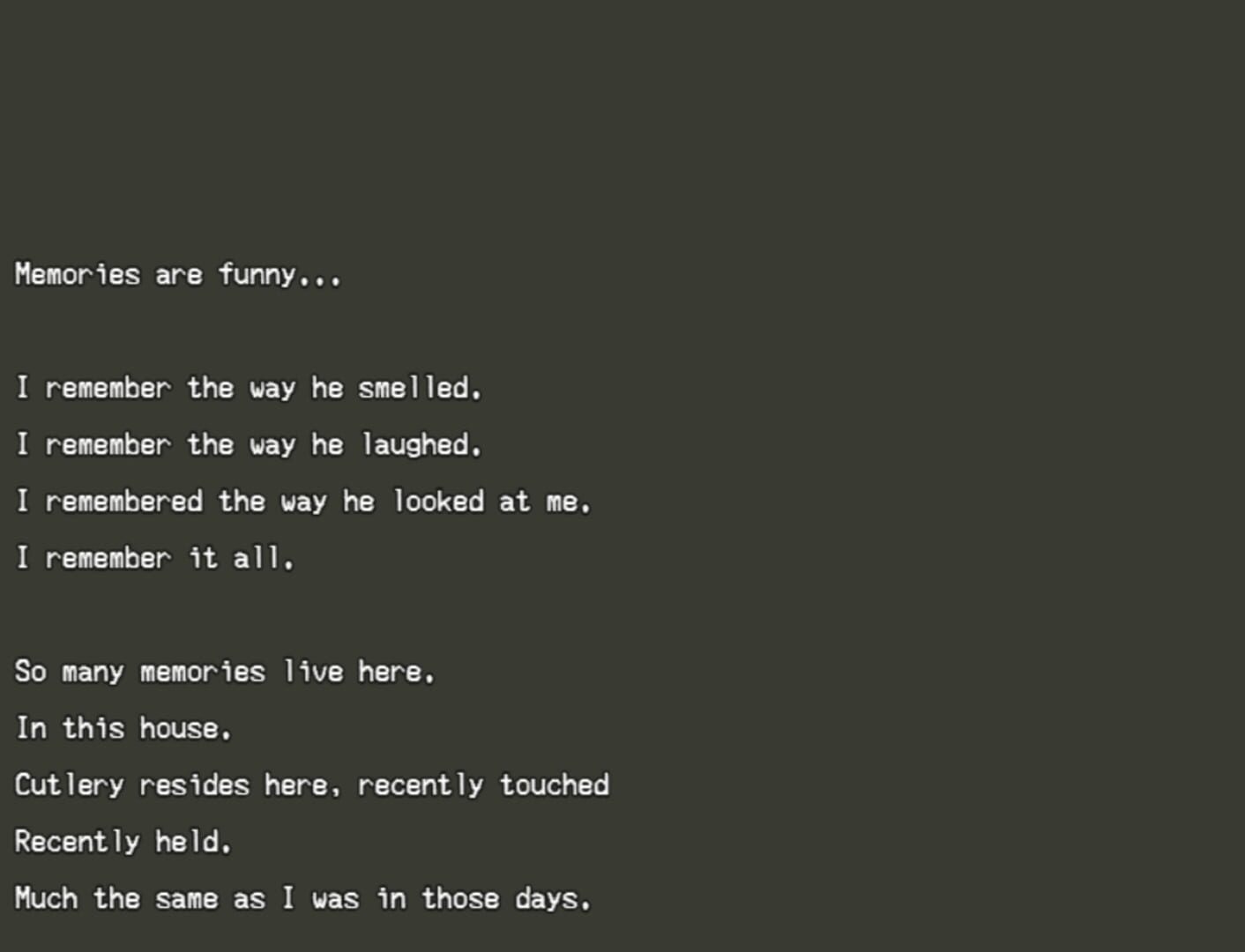 I Remember It All - Screenshot