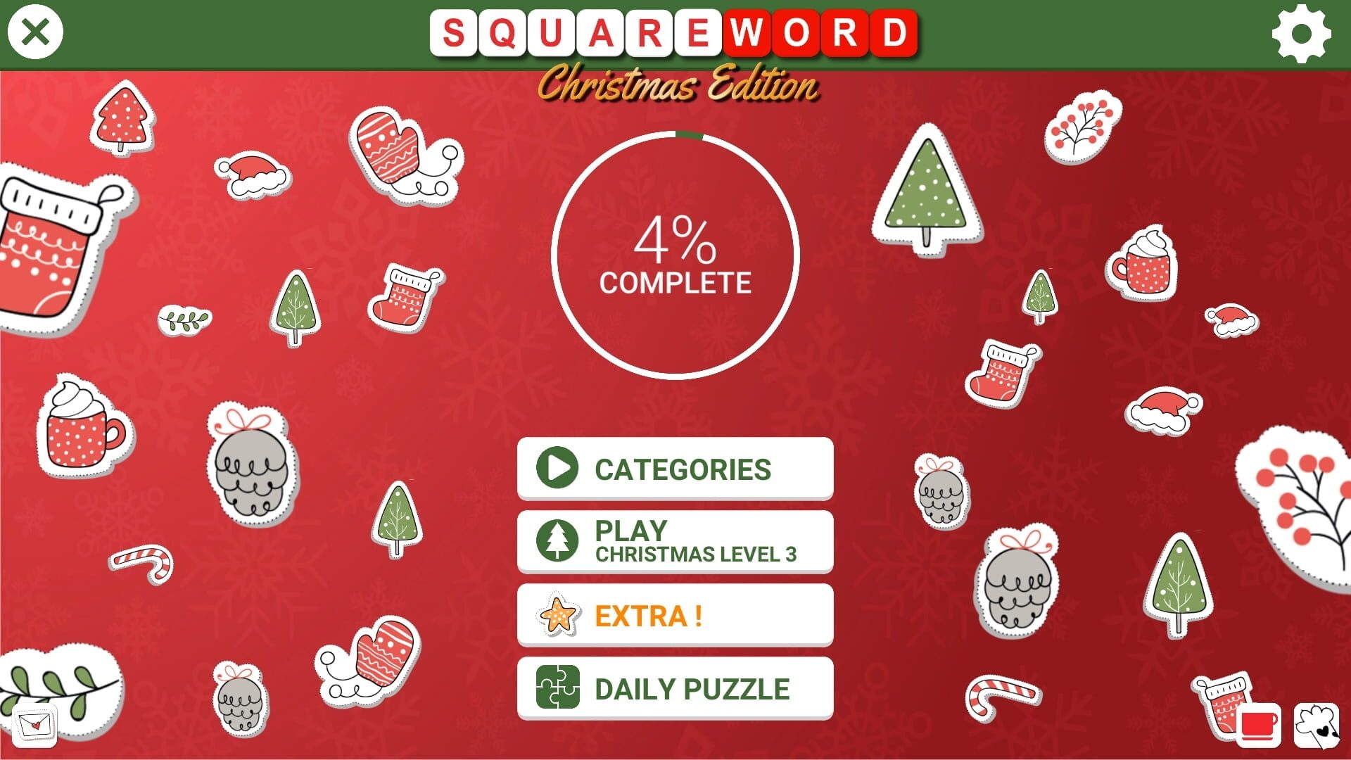 Square Word: Christmas Edition - Screenshot