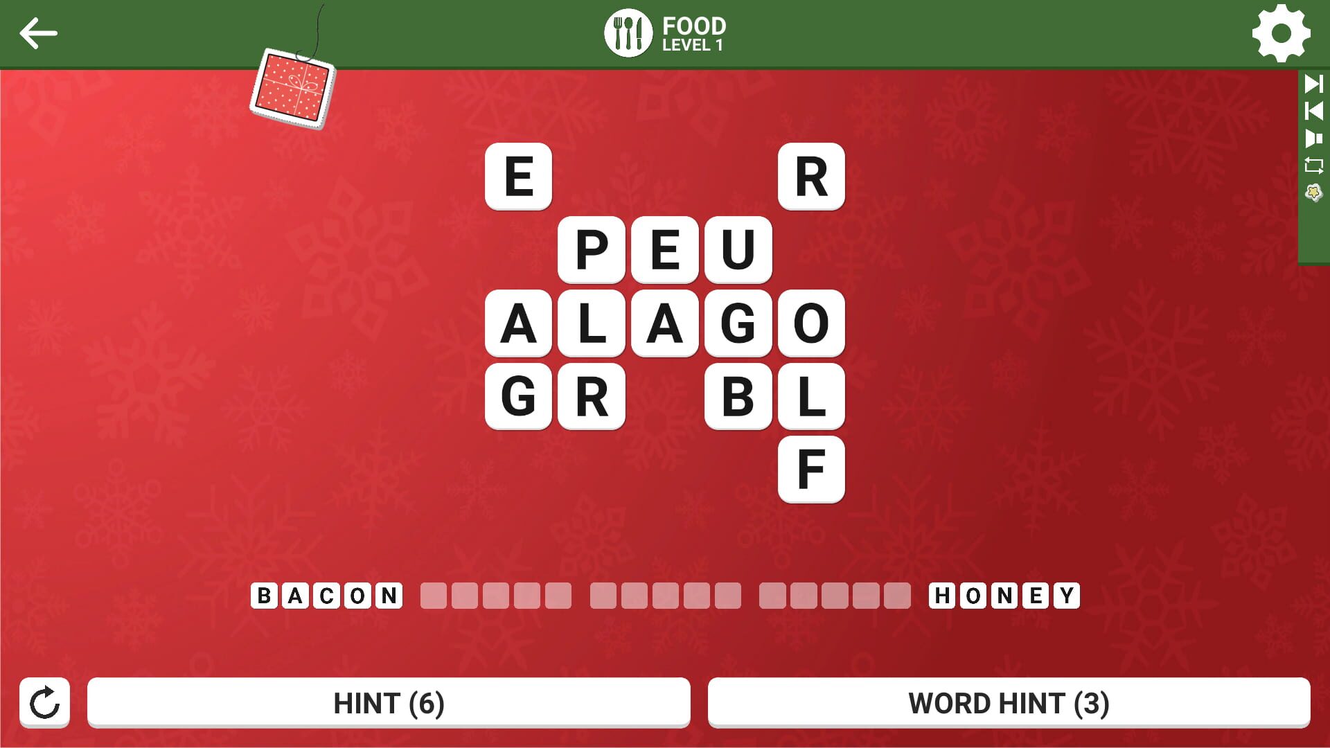 Square Word: Christmas Edition - Screenshot