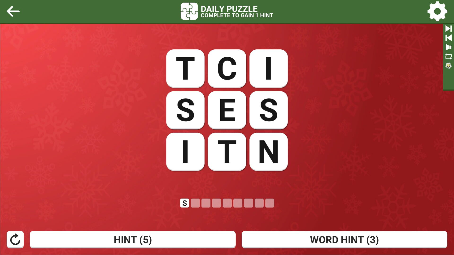 Square Word: Christmas Edition - Screenshot
