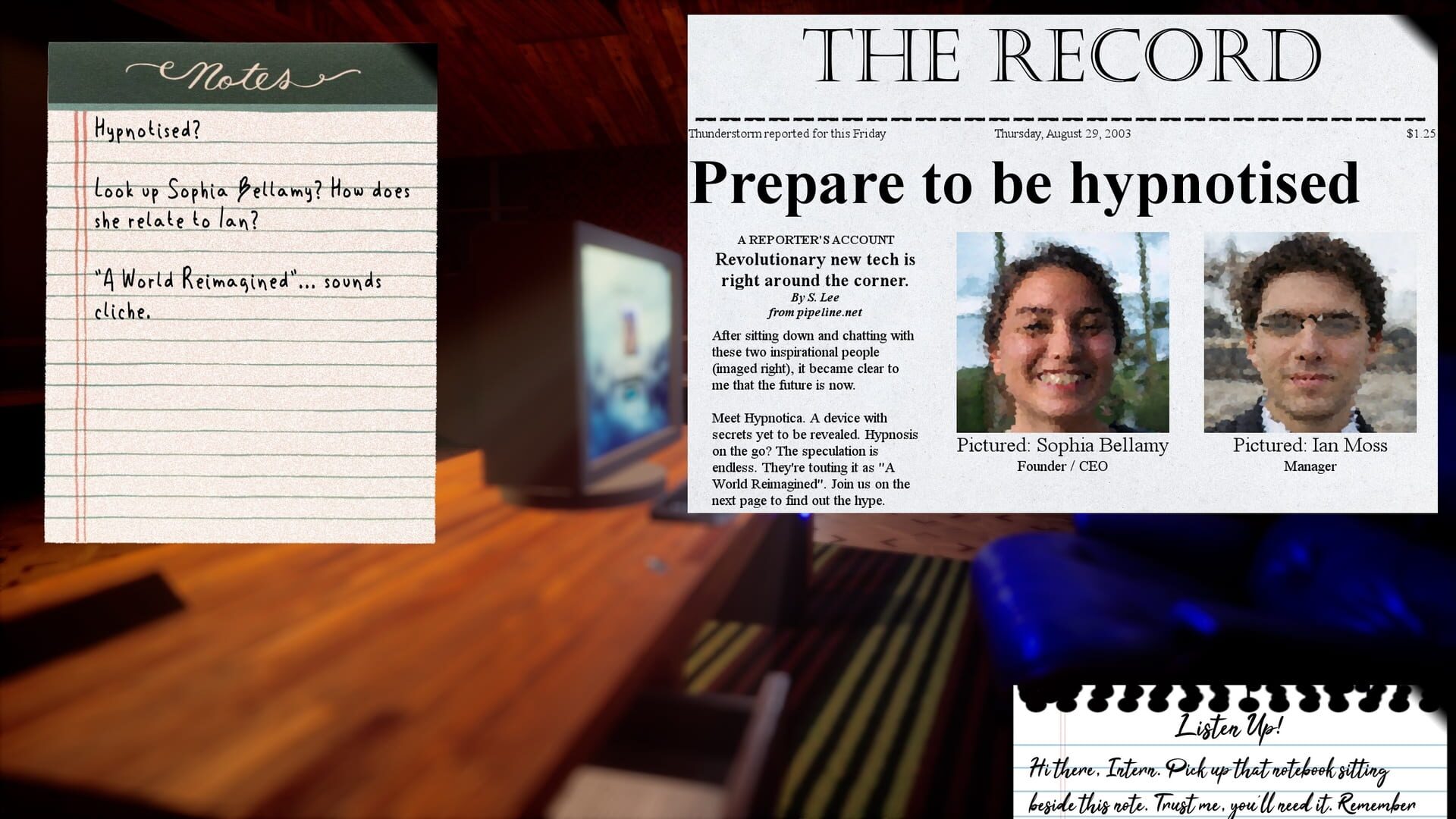 Blame the Intern - Screenshot