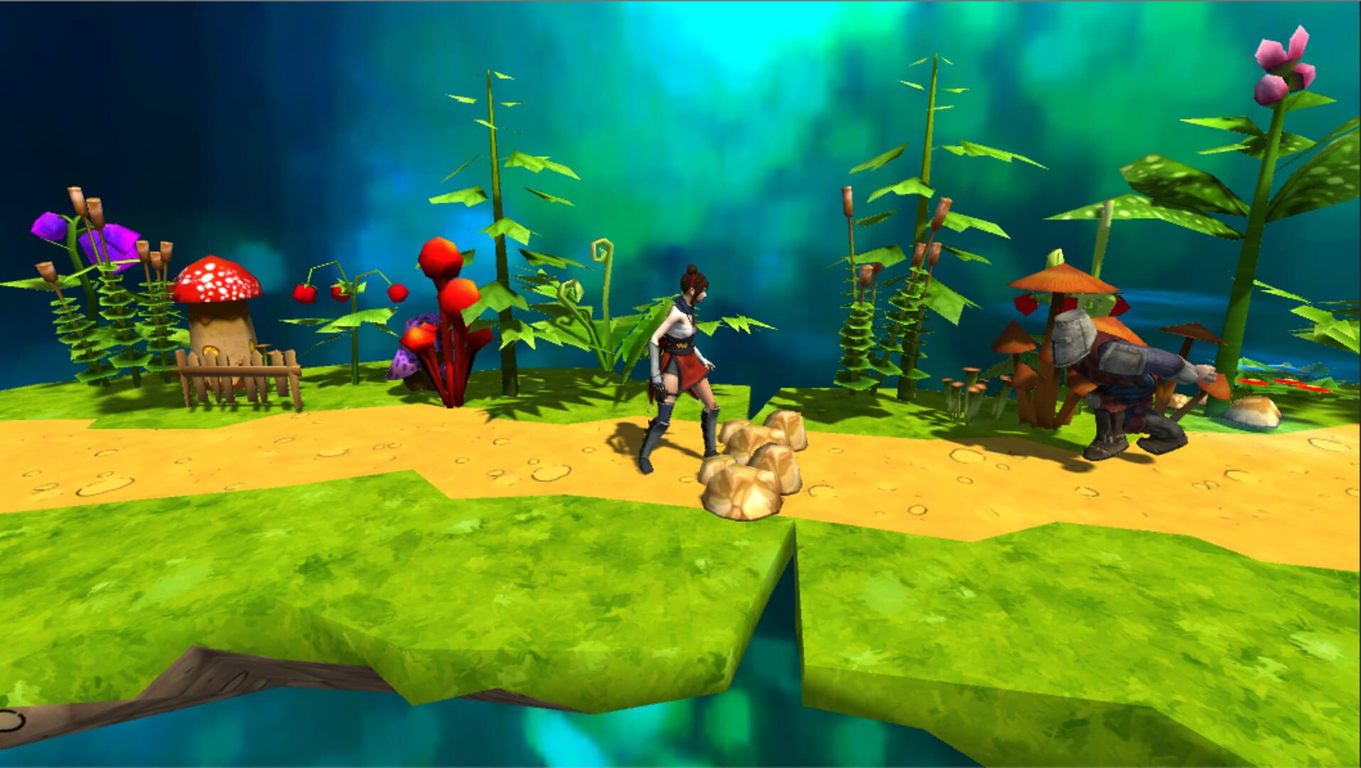 Nia in Mushroom World - Screenshot