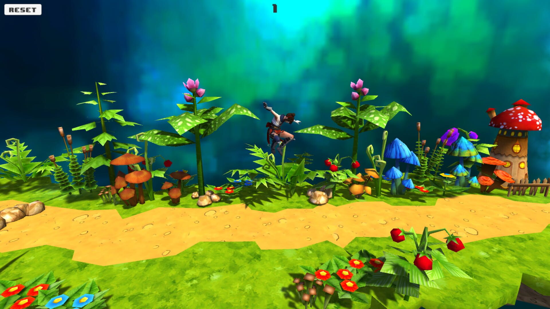 Nia in Mushroom World - Screenshot