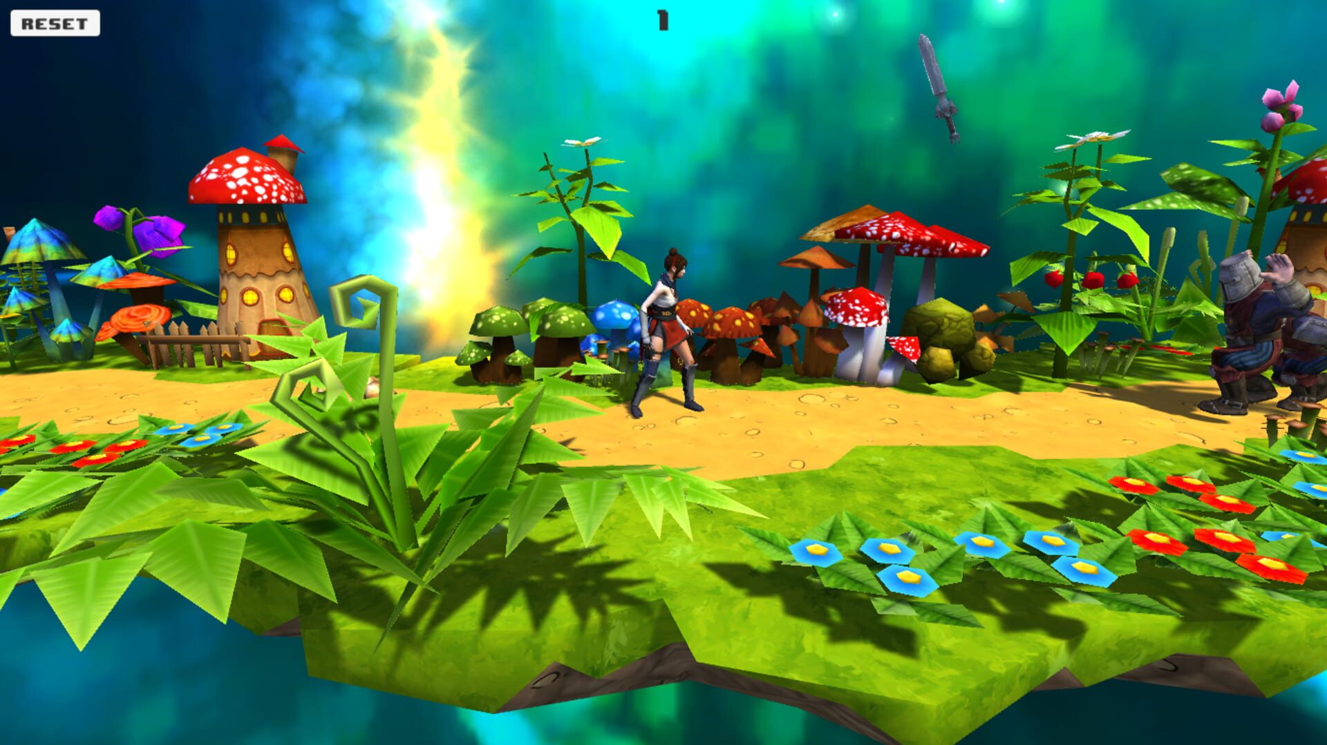Nia in Mushroom World - Screenshot