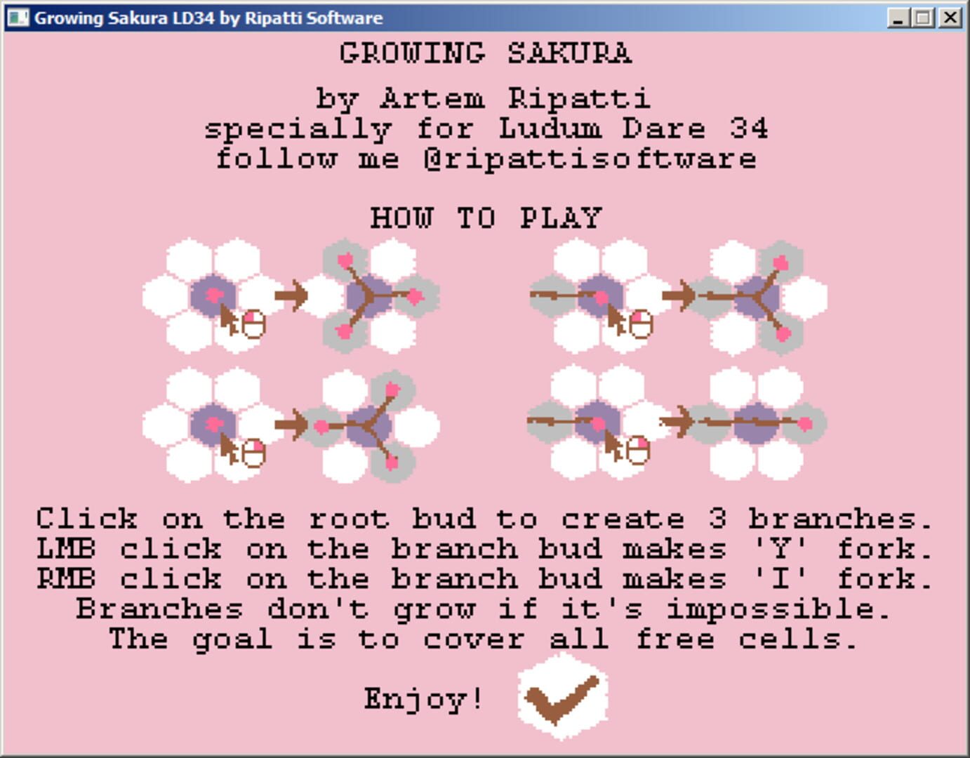 Growing Sakura - Screenshot